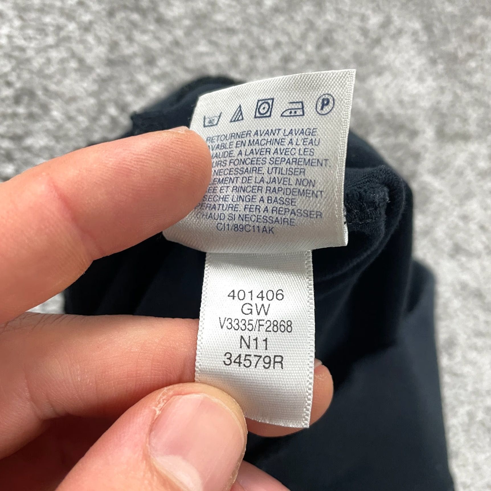 Lands' End Women XS Cropped Pants Activewear Casual Travel Straight Pull-On Navy Blue 30x22