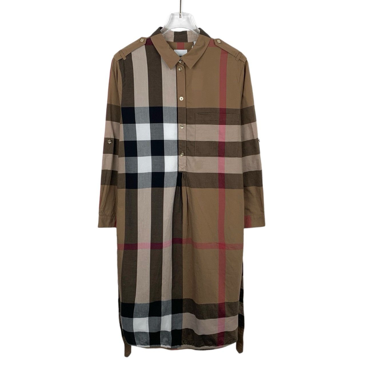 Burberry Burberry Dress Cotton Long Sleeve (Size 44) Size L / US 10 / IT 46 - 1 Thumbnail