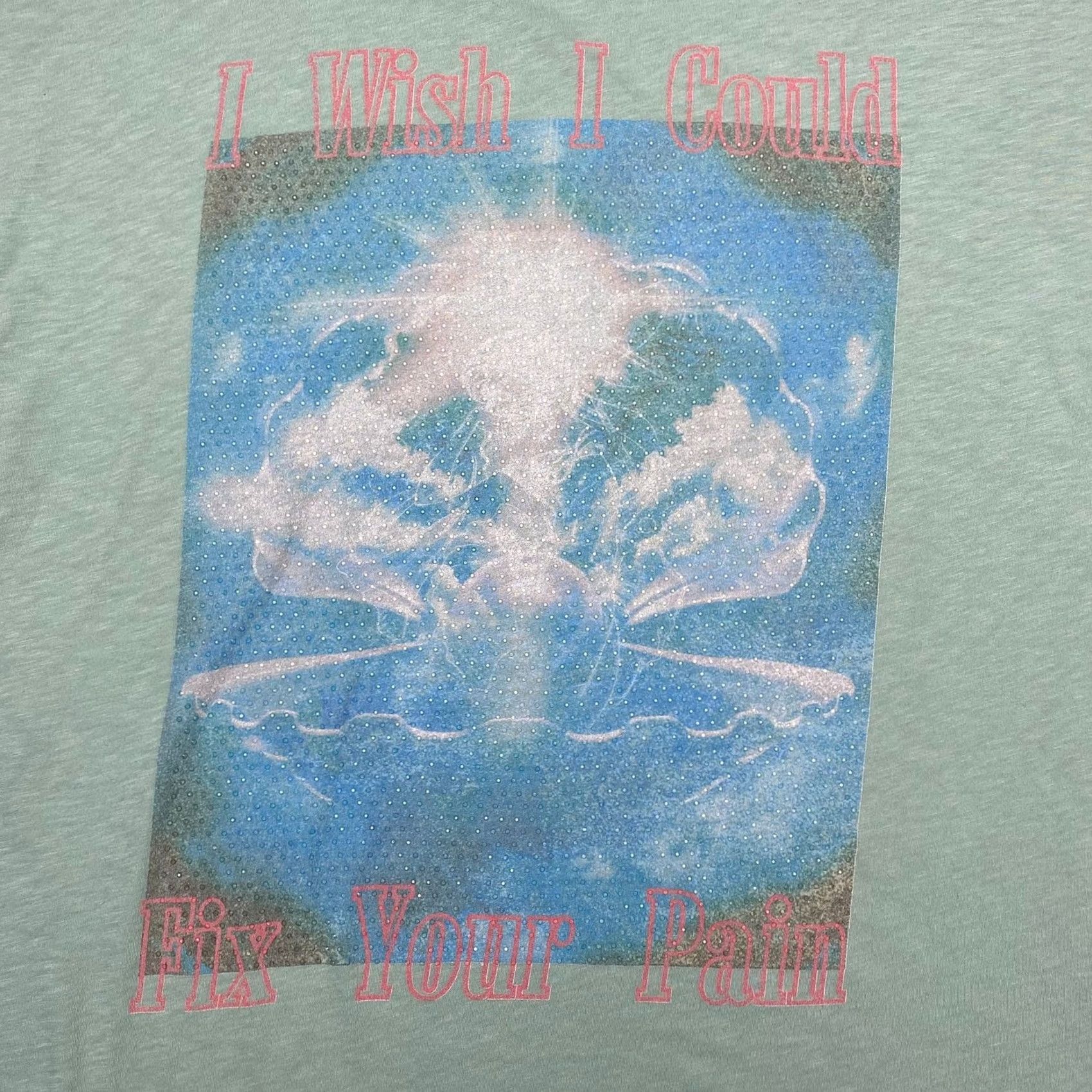 Boys Lie Boys Lie Washed Up Angel Oversized T Shirt Women's One Size Green Size ONE SIZE - 3 Thumbnail