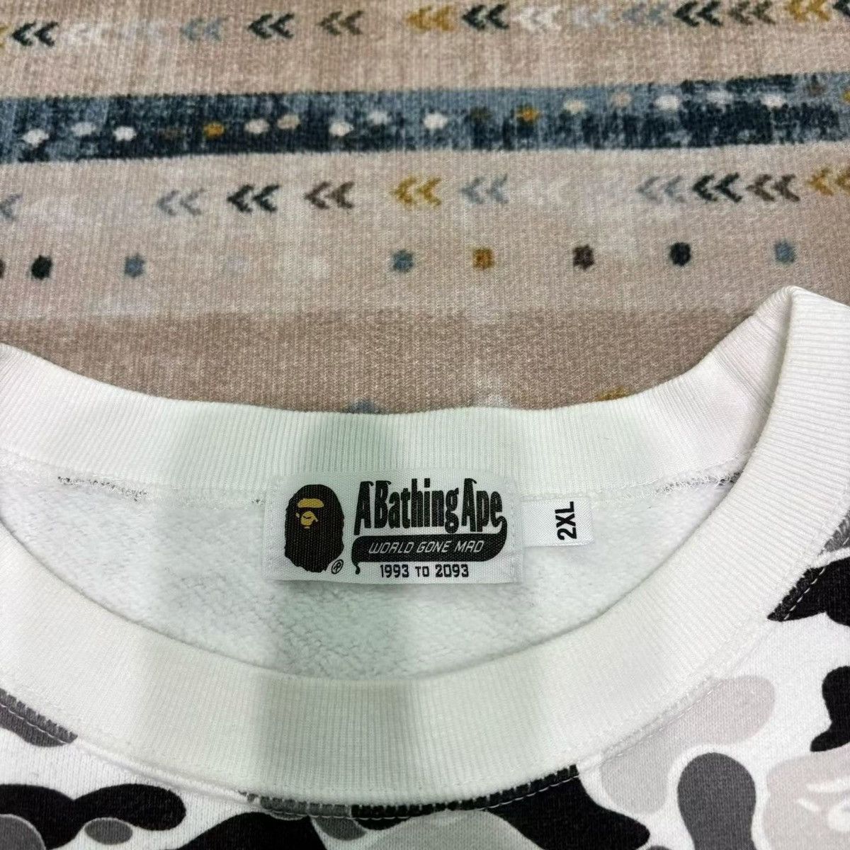 Bape CAMO SWEAT SHIRT Size US XXL / EU 58 / 5 - 4 Thumbnail