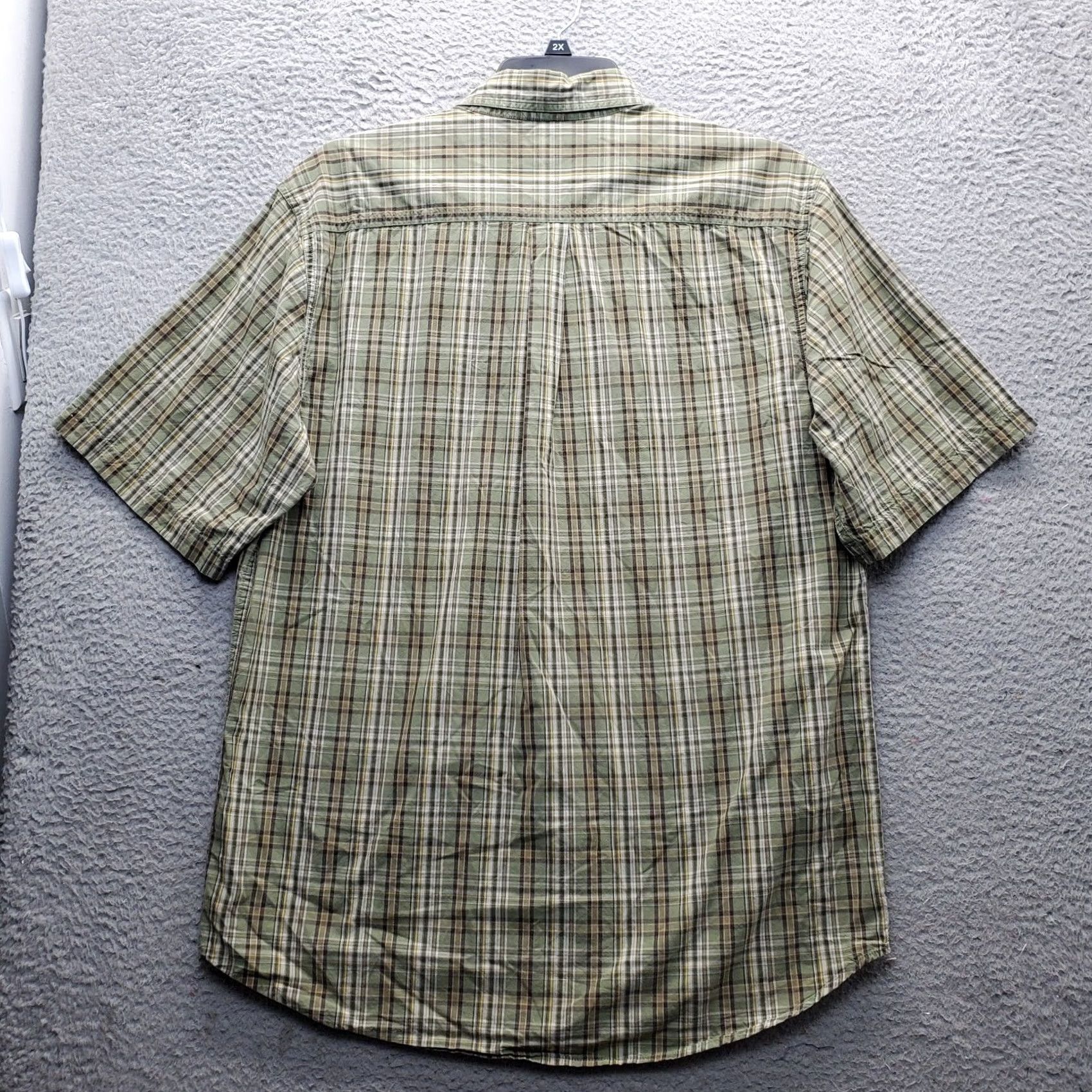 Carhartt Carhartt Shirt Mens LT Multi Plaid Short Sleeve Collared Button-Down Size US L / EU 52-54 / 3 - 2 Thumbnail