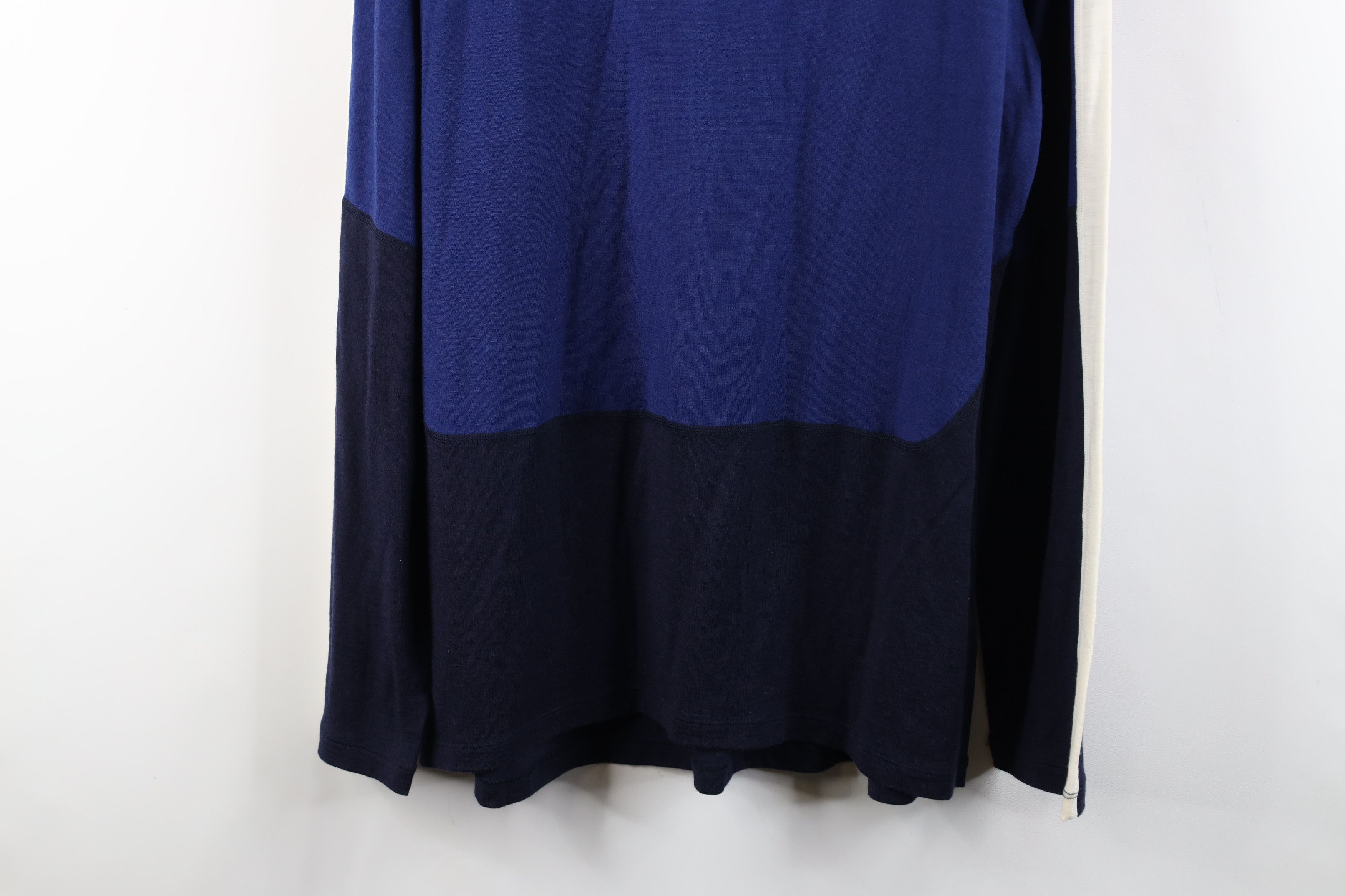 Icebreaker × Vintage New Icebreaker Wool Sonebula Long Sleeve Crewneck Shirt Blue Size US XL / EU 56 / 4 - 3 Thumbnail