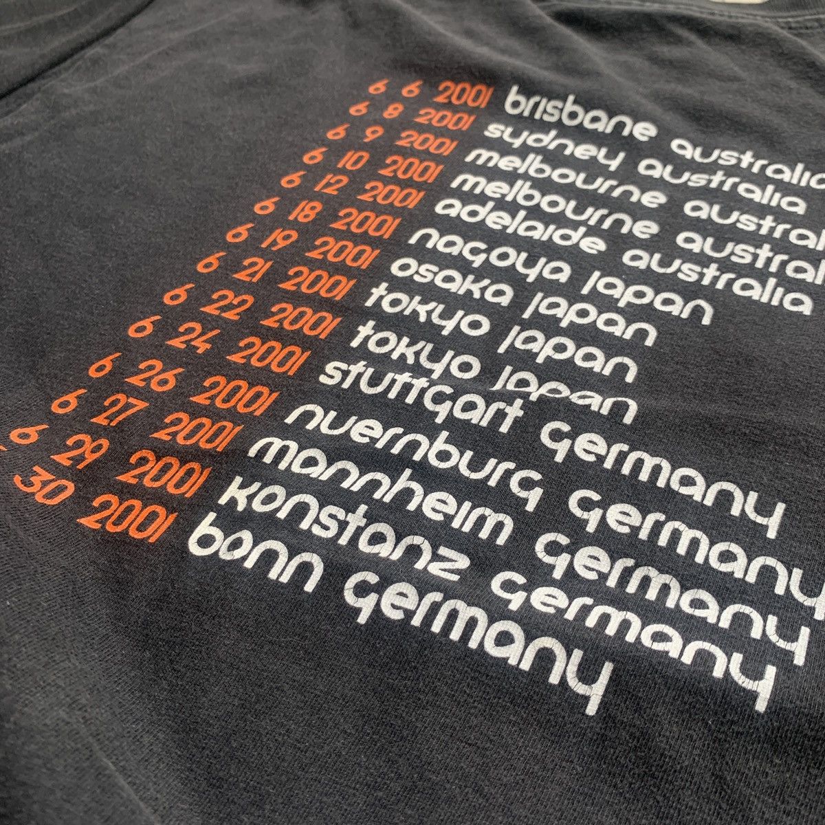 Band Tees × Vintage VTG Y2K JIMMY EAT WORLD TOUR 2001 TSHIRT Size US M / EU 48-50 / 2 - 4 Thumbnail
