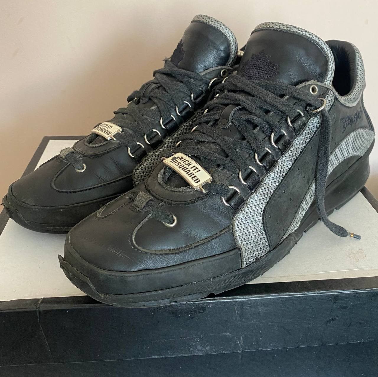 Dsquared2 Dsquared2 Kick it! 1964 Leather Shoes 44 Size US 11 / EU 44 - 3 Thumbnail