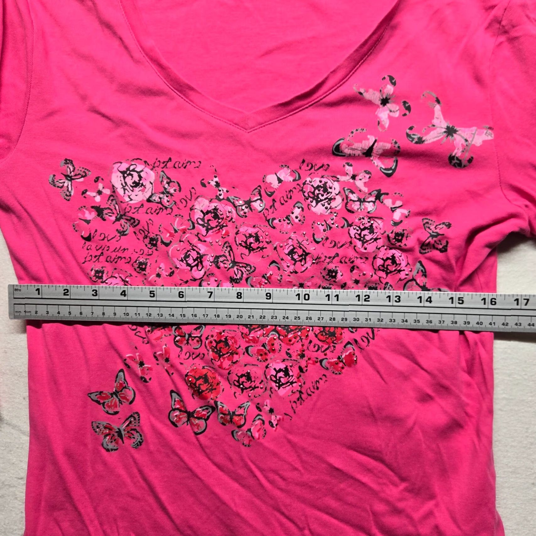 Vintage STYLE & CO SPORT Pink Floral 3/4 Sleeve Pullover Top Size L Womens Size L / US 10 / IT 46 - 4 Thumbnail