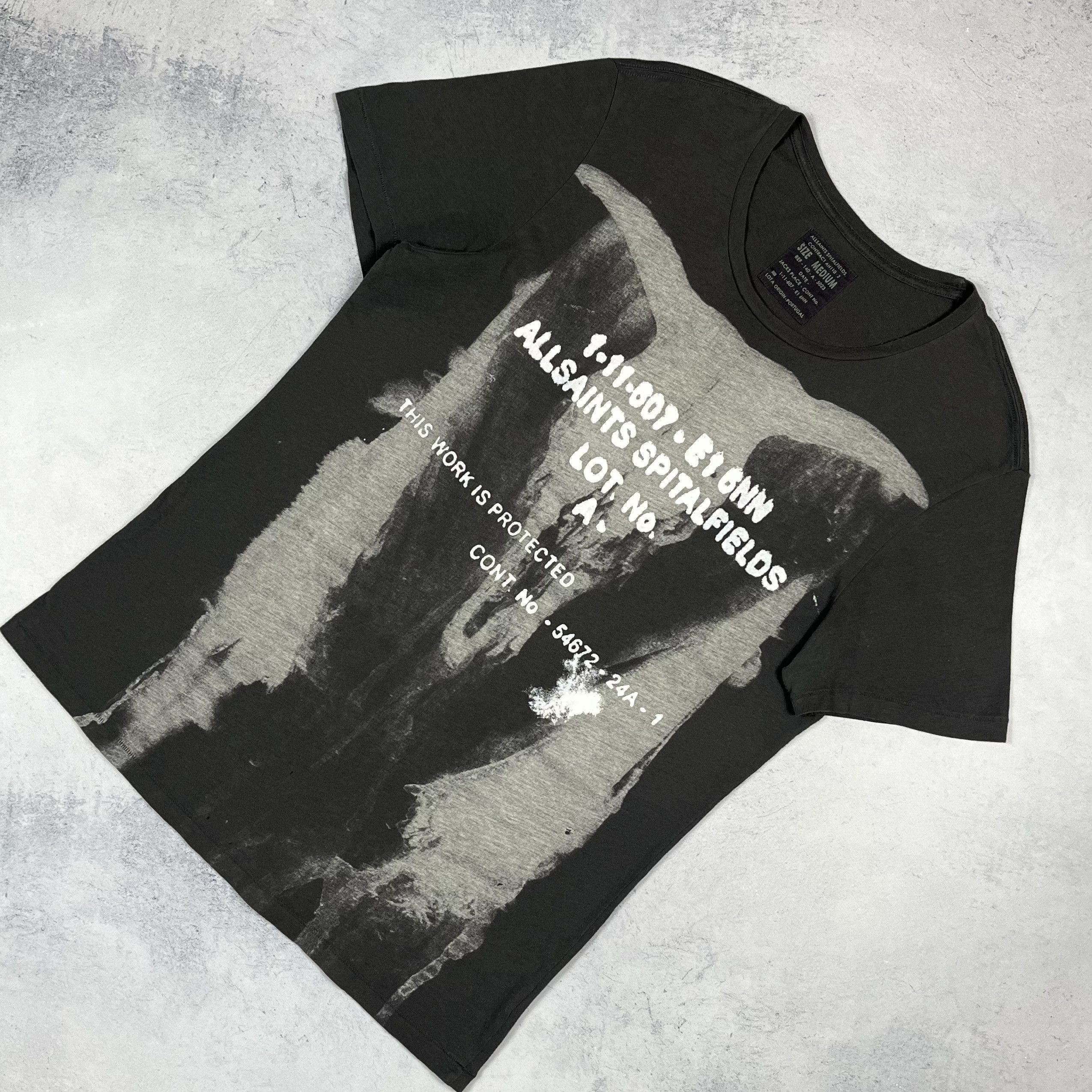 Allsaints AllSaints Spitalfields Art Bleeding Ramskull T Shirt Size US M / EU 48-50 / 2 - 1 Thumbnail
