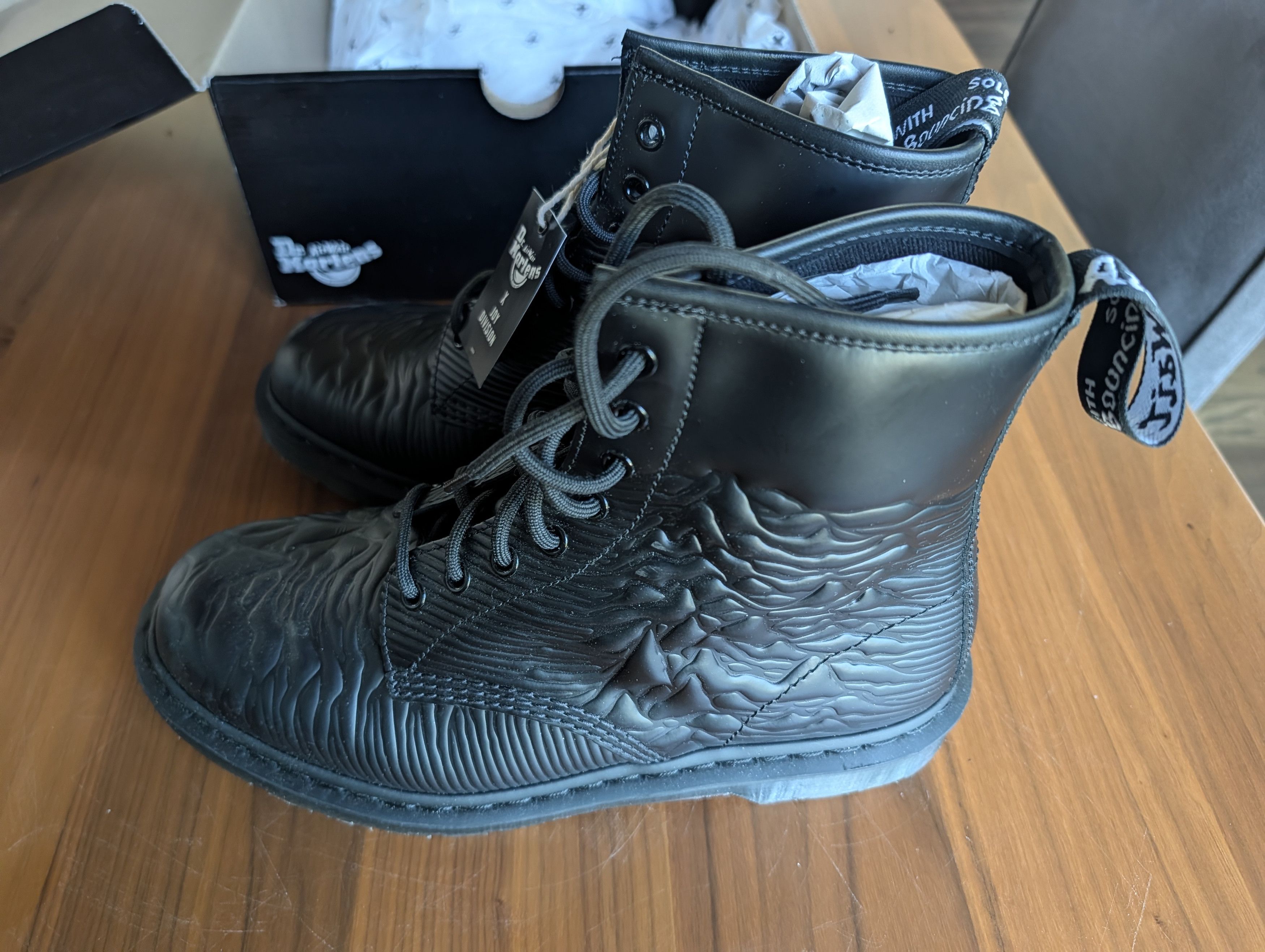 Dr. Martens × Joy Division 1460 Dr Martens x Joy Division unknown pleasures black Size US 10 / EU 43 - 3 Thumbnail