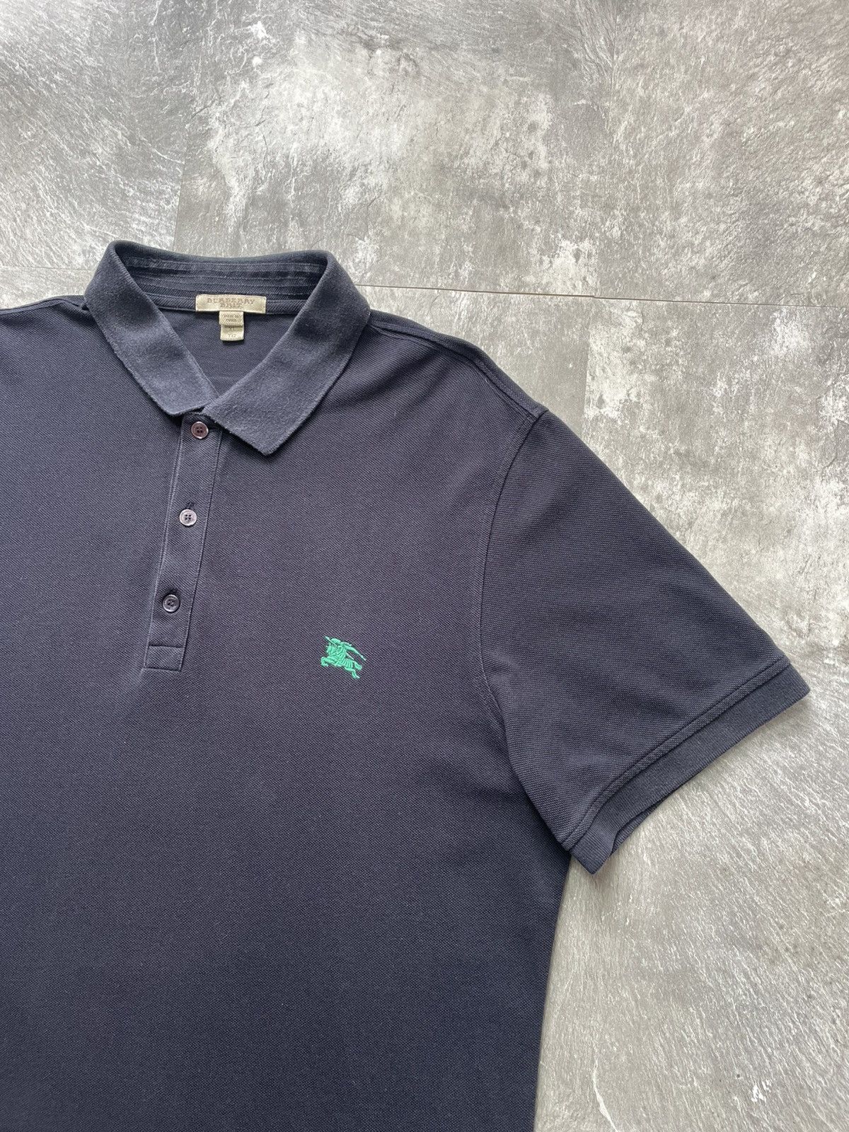 Burberry Burberry Brit Embroidered Horse Logo Nova Check Polo Shirt Size US XL / EU 56 / 4 - 2 Thumbnail