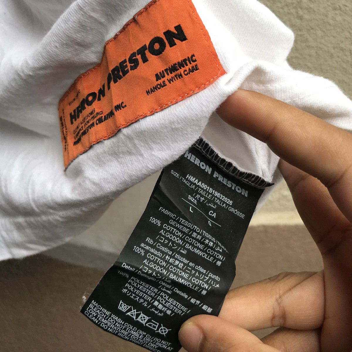 Heron Preston HERON PRESTON ss19 graphic tee Size US L / EU 52-54 / 3 - 7 Thumbnail