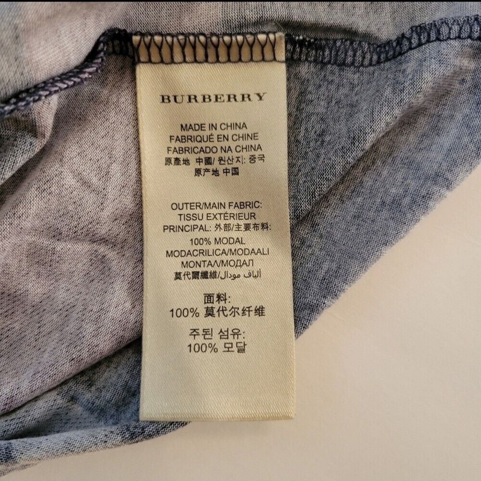 Burberry Burberry Brit Purple Plaid Top SzL Size L / US 10 / IT 46 - 7 Thumbnail