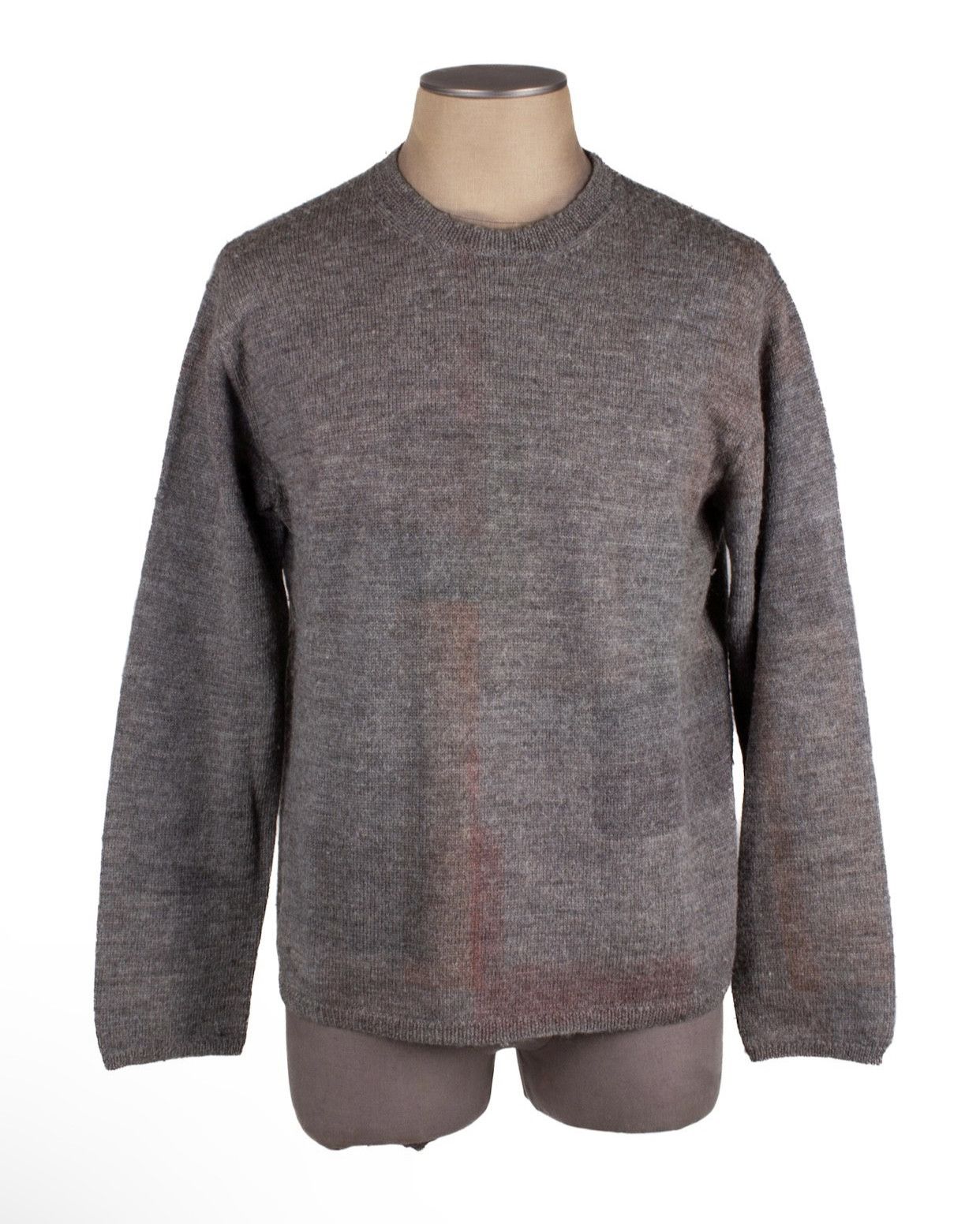 image of Yohji Yamamoto A/w 2005 Gray Wool Sweater in Grey, Men's (Size Large)