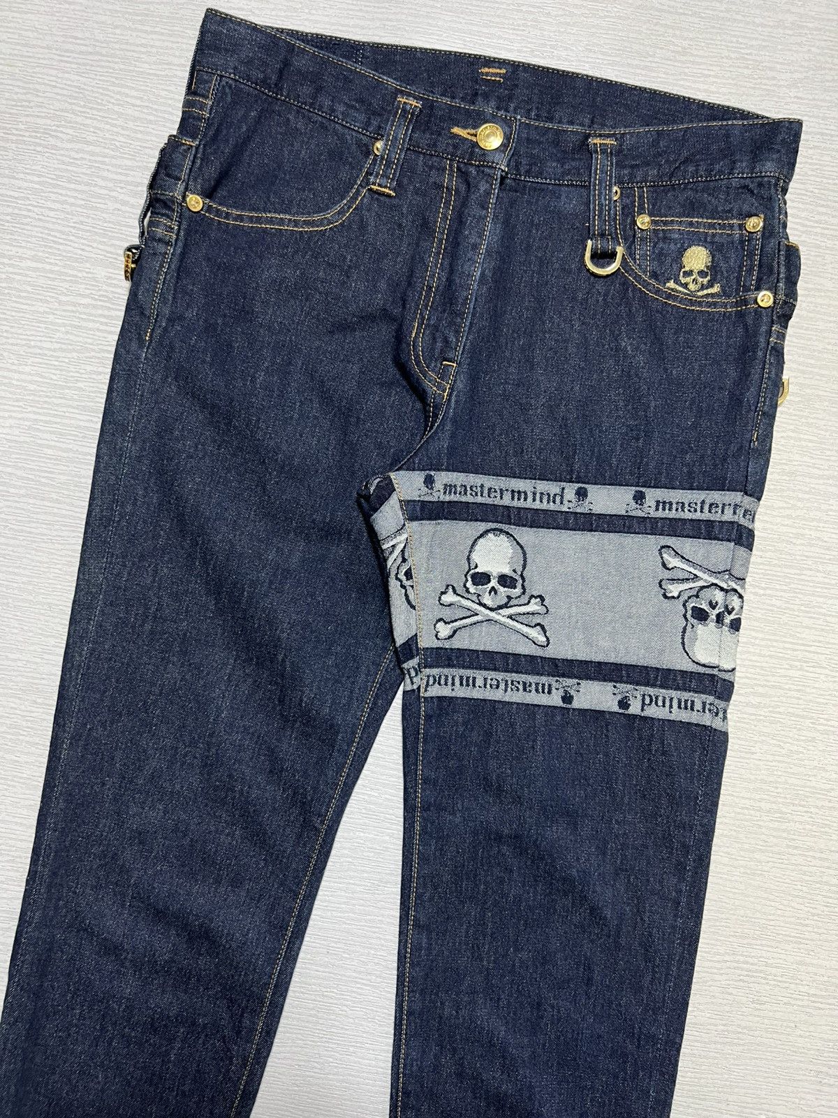 Mastermind Japan Mastermind Japan - “Dreaming" Slim Double Waisted Jeans Size US 30 / EU 46 - 3 Thumbnail