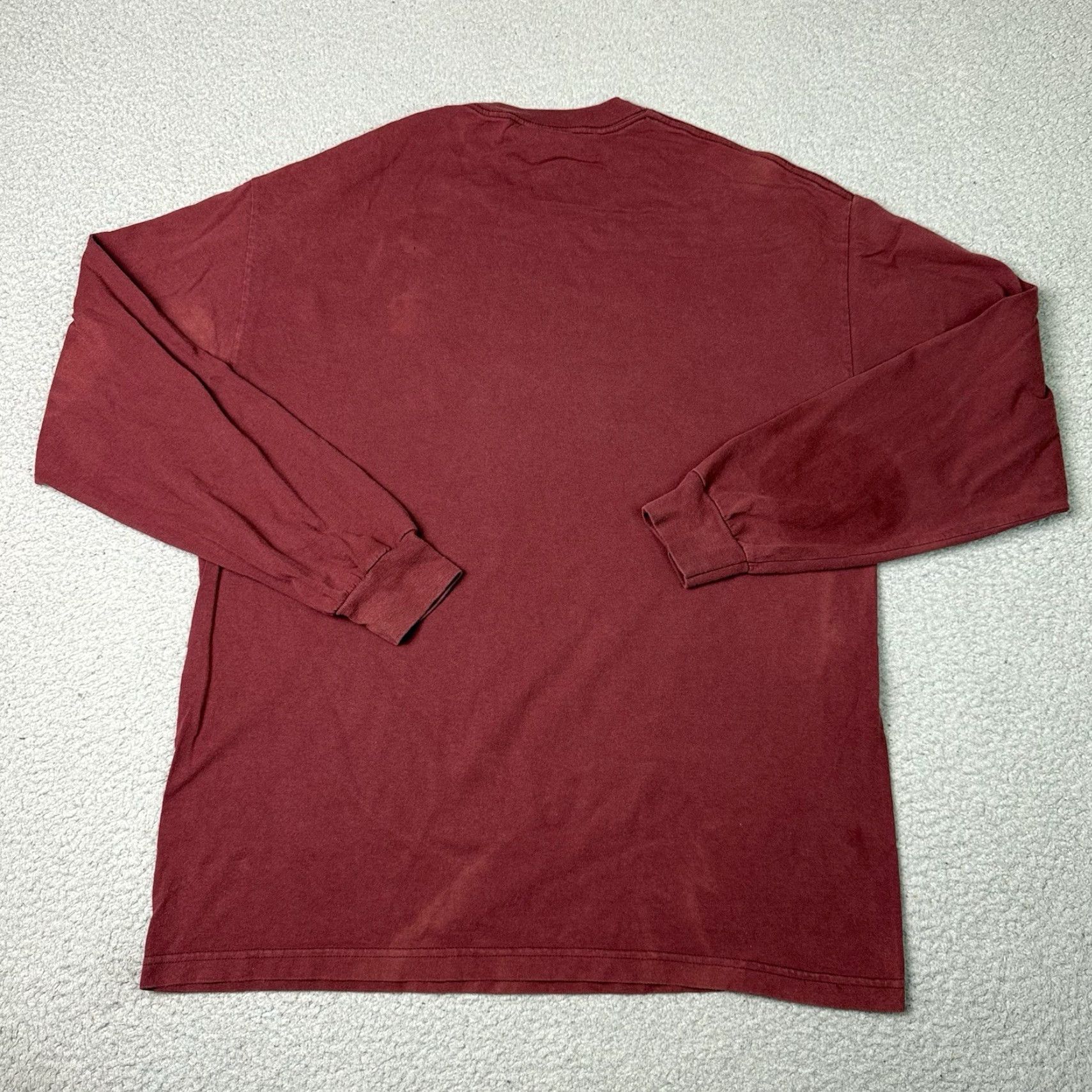 Vintage VINTAGE Top Heavy Shirt Mens XL Red Skull Flames Grunge Distressed 2000s T-Shirt Long Sleeve Crew Neck Graphic Print Size US XL / EU 56 / 4 - 5 Thumbnail