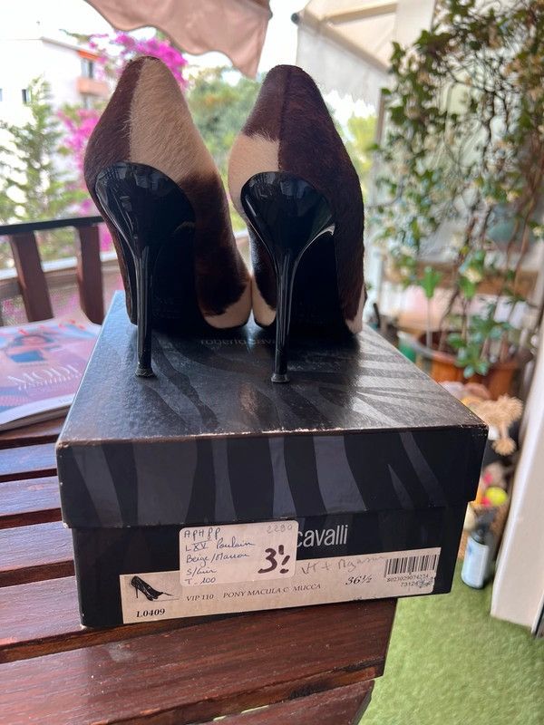 Roberto Cavalli Roberto Cavalli Heels Shoes Leather Printed Vintage Size US 6.5 / IT 36.5 - 5 Thumbnail