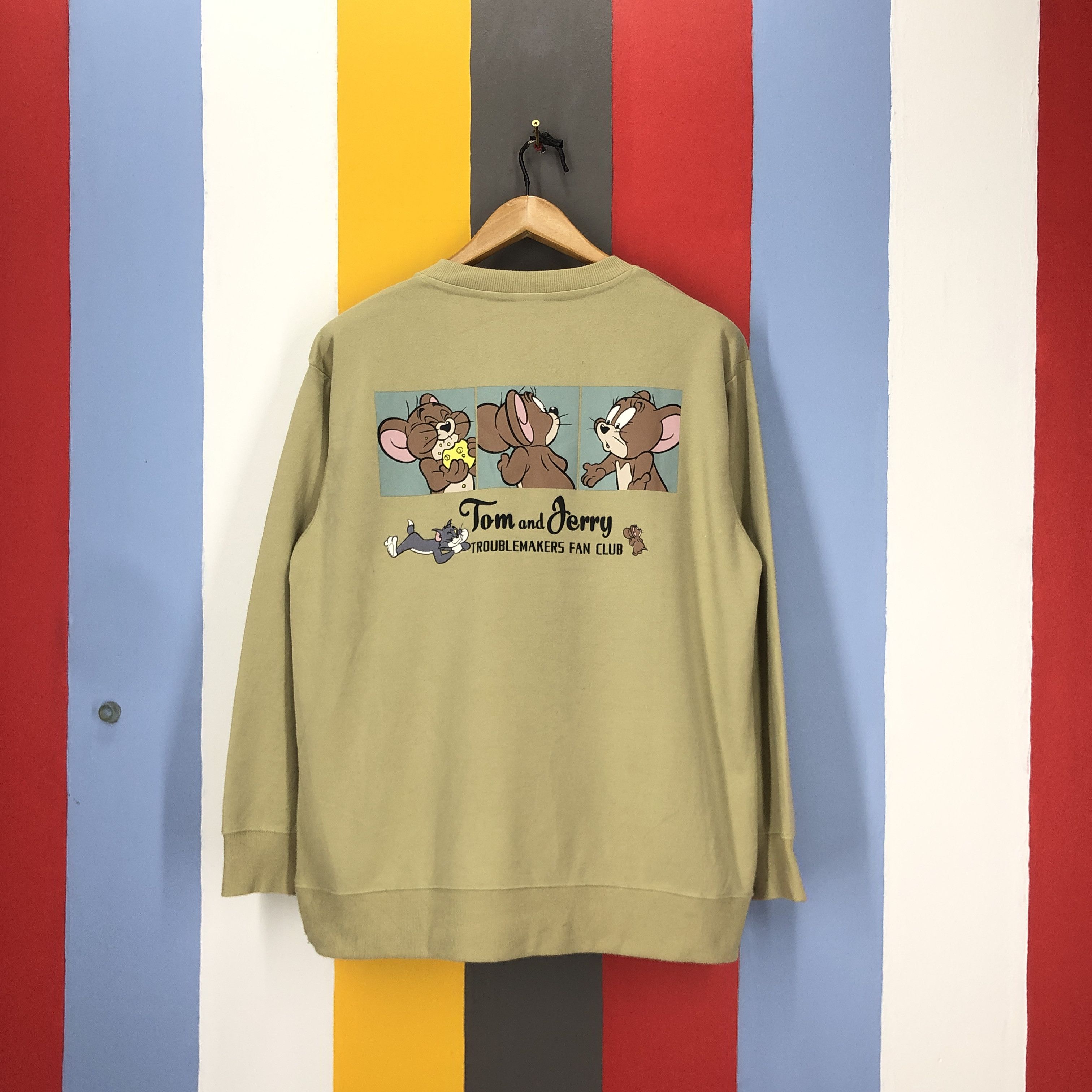 Cartoon Network TOM AND JERRY Crew Neck Sweatshirt #1614/02 Size US L / EU 52-54 / 3 - 1 Thumbnail