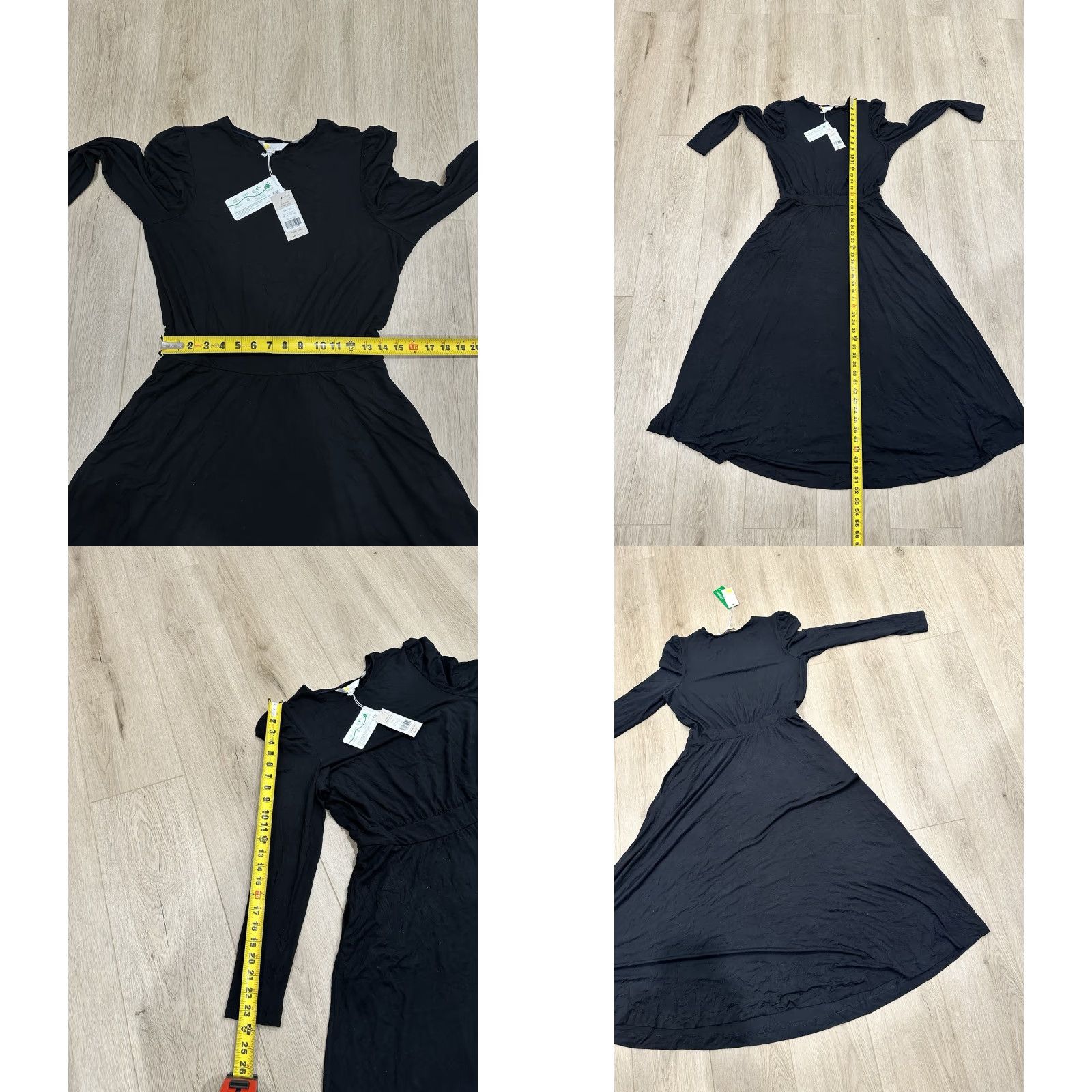 Boden Boden Dress 8 Tall Black NWT L Casual Cotton 100% Womens Size M / US 6-8 / IT 42-44 - 9 Thumbnail