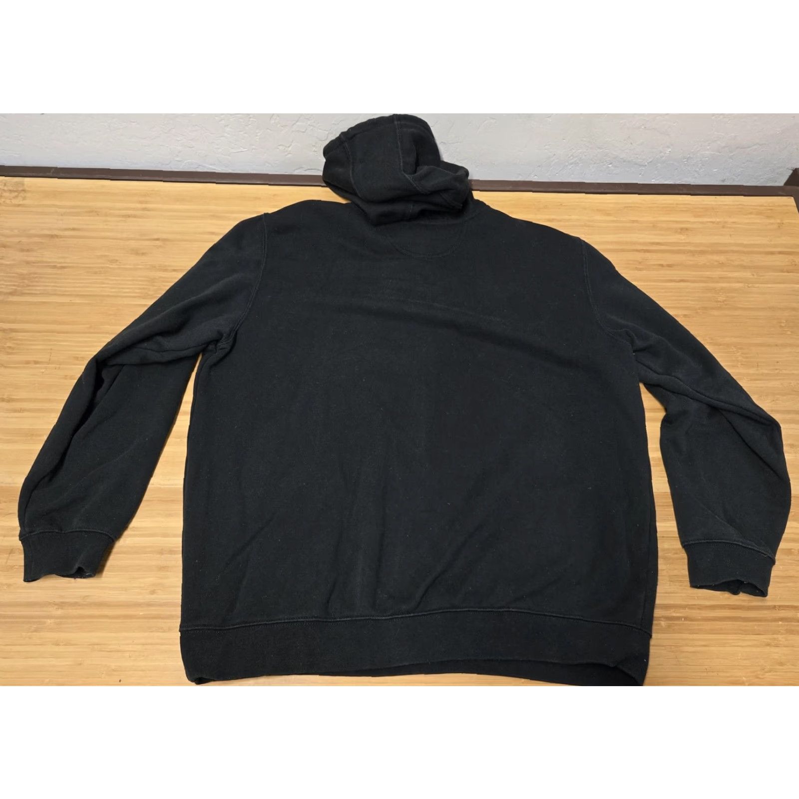 Carhartt Carhartt Hoodie Mens XL Black Pullover Logo Sleeve Graphic Print Pocket Hooded Workwear Size US XL / EU 56 / 4 - 5 Thumbnail