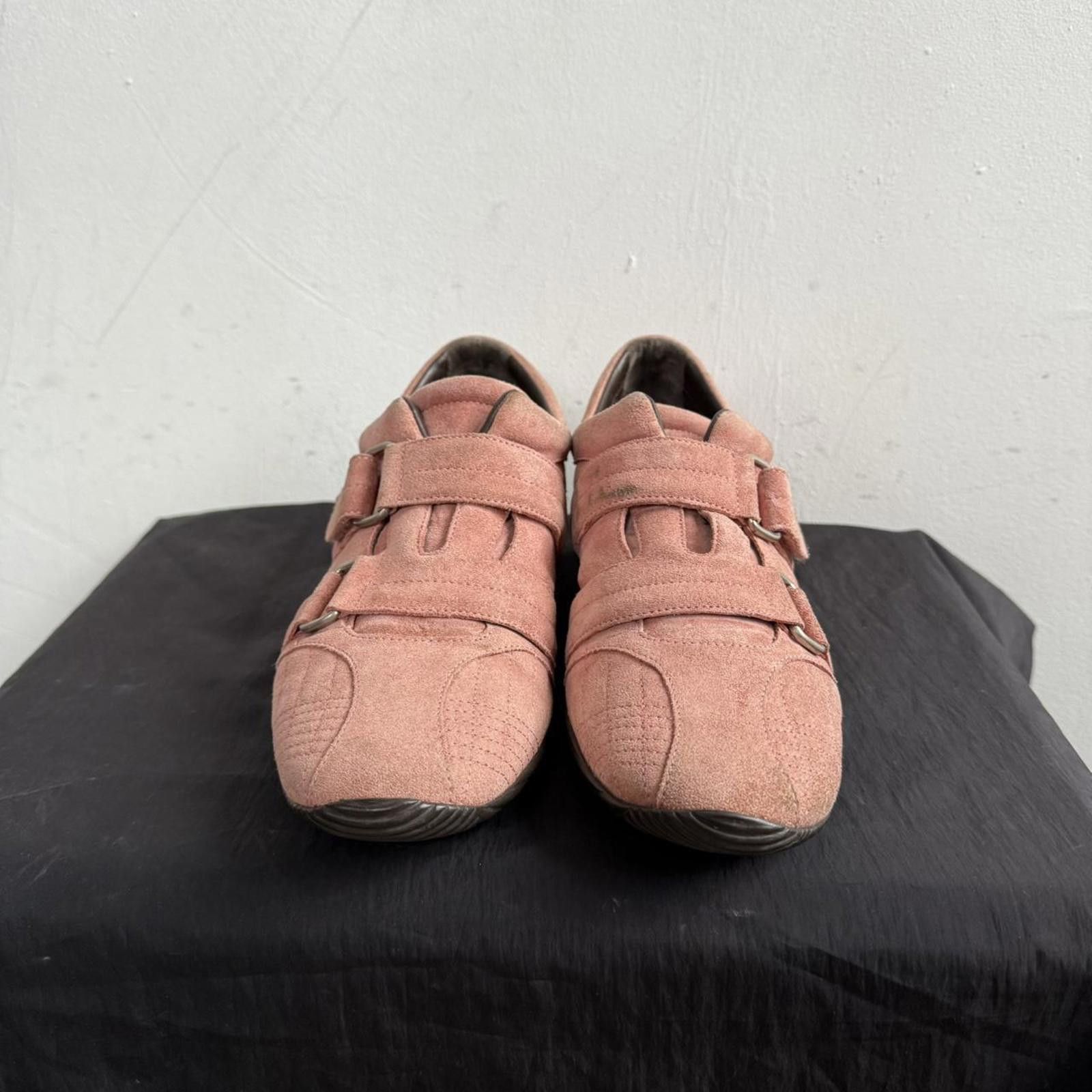 Bally 00’s Bally Annabel Pink Suede Low Sneakers Size US 5 / IT 35 - 4 Thumbnail