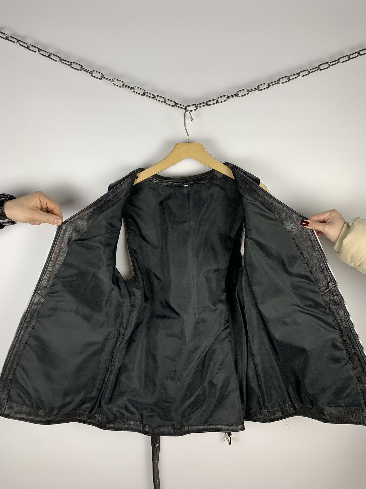 Cowboy Equipment Vintage Leather Cowboy Multi Zip Jacket Avant Garde Size 14 Size XL / US 12-14 / IT 48-50 - 12 Thumbnail