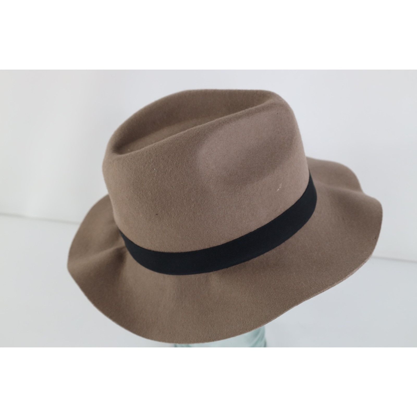 Vintage Vintage Boho Chic Ribbon Felt Wool Floppy Brim Fedora Hat Size ONE SIZE - 5 Thumbnail