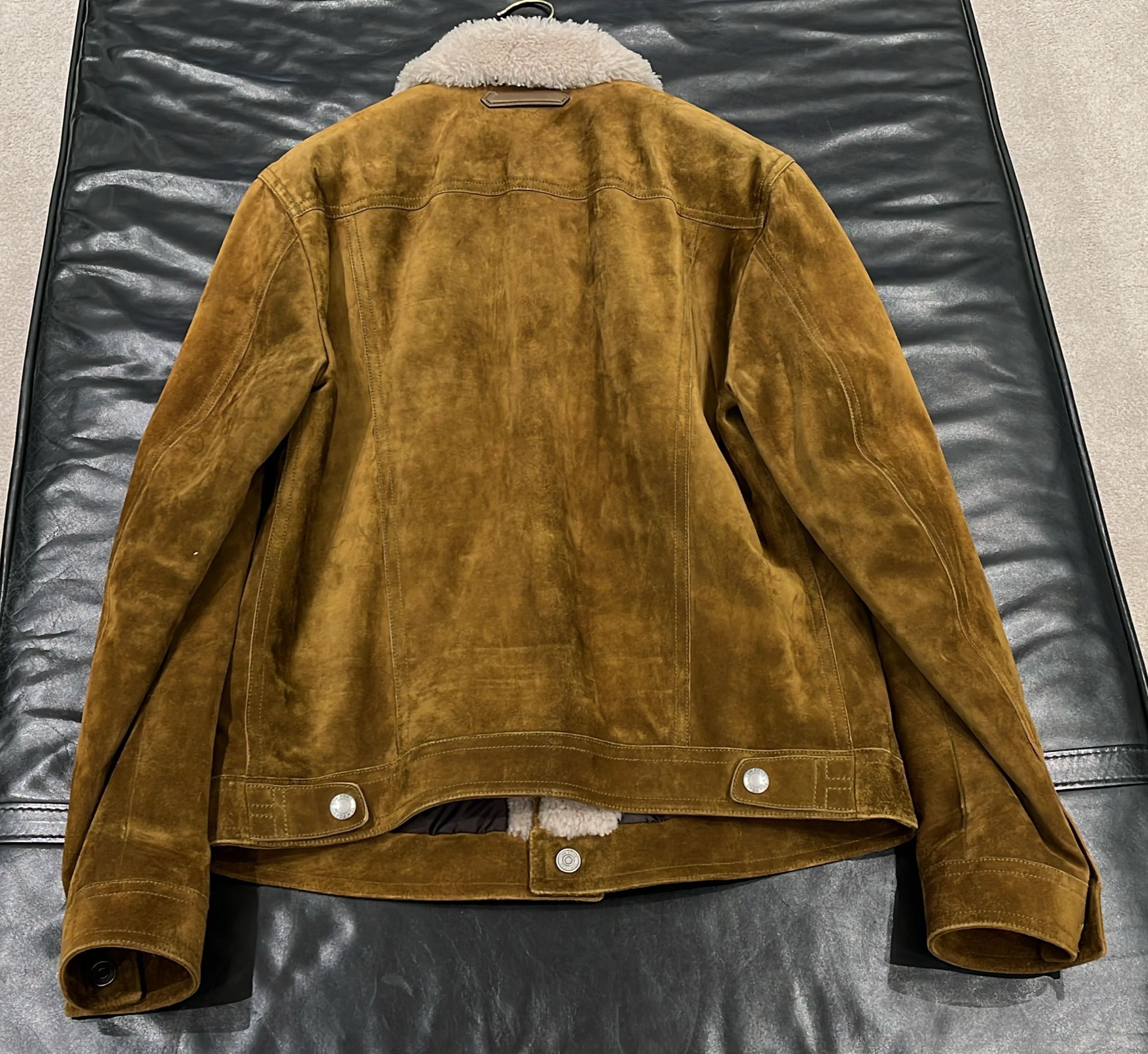 Tom Ford o1loc1c0725 TFL606 Leather Wear Blouson Jacket in Brown Size US M / EU 48-50 / 2 - 3 Thumbnail