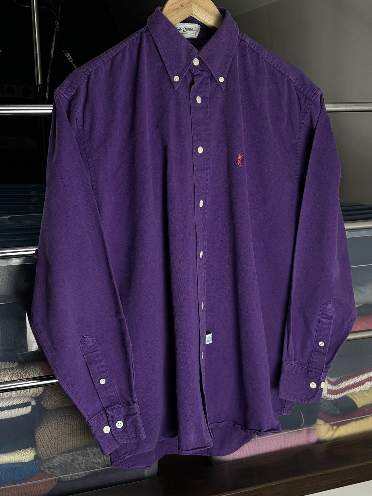 Yves Saint Laurent Yves Saint Laurent Archive YSL Button Up Vintage 80s Shirt Size US M / EU 48-50 / 2 - 2 Thumbnail