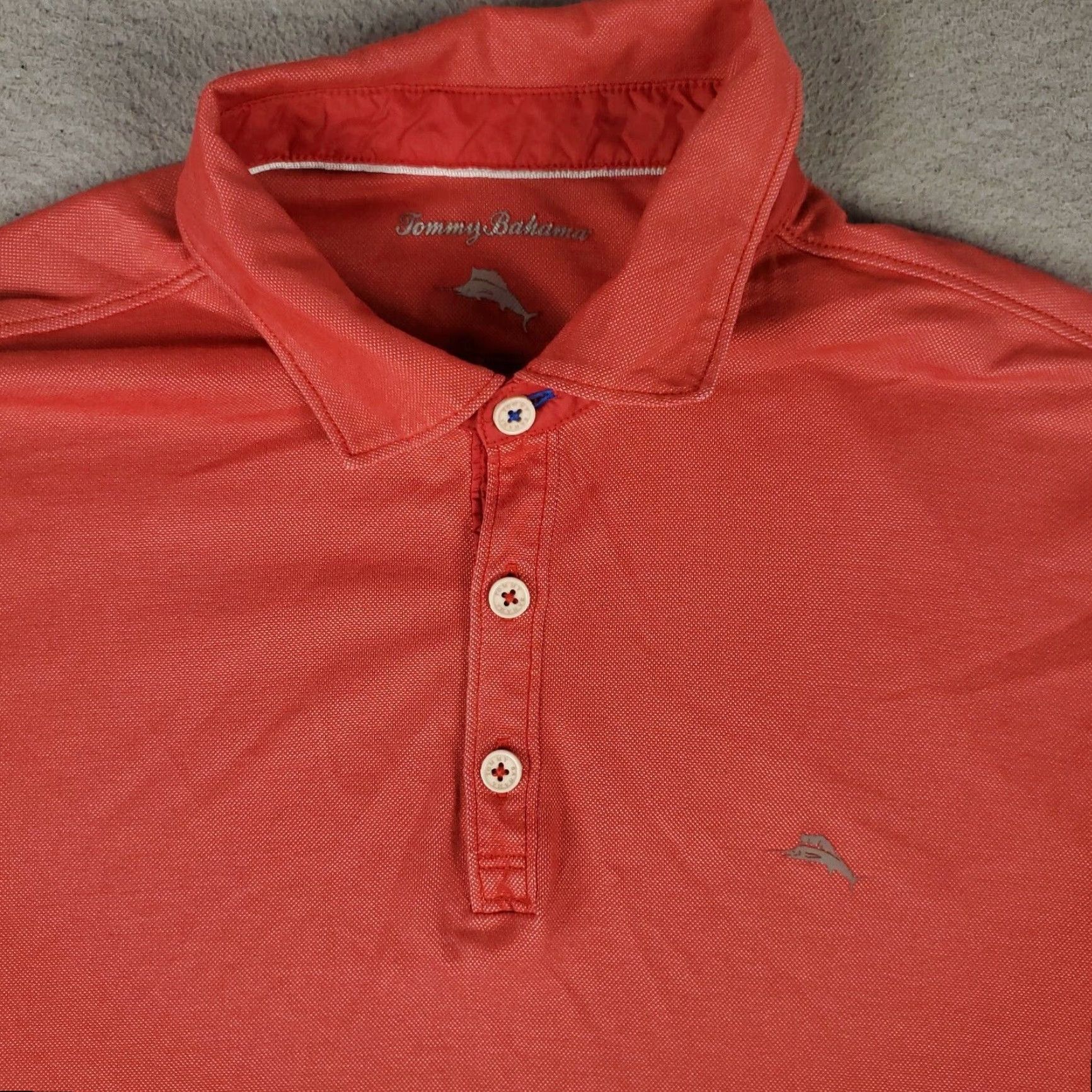 Tommy Bahama Tommy Bahama Polo Shirt Mens Large Red Casual Short Sleeve Woven Activewear Size US L / EU 52-54 / 3 - 2 Thumbnail