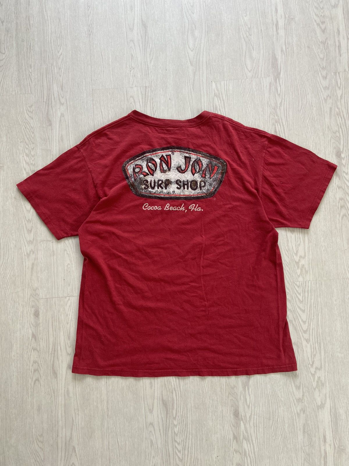 Ron Jon Surf Shop Vintage 1990’s Ron Jon Surf Backhit Tshirt Size US XL / EU 56 / 4 - 1 Thumbnail