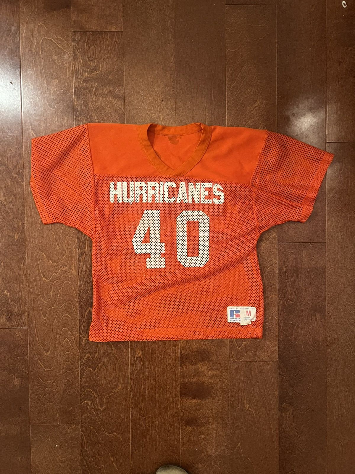 Russell Athletic × Vintage Vintage Cropped Russell Hurricanes Jersey Size US M / EU 48-50 / 2 - 1 Thumbnail
