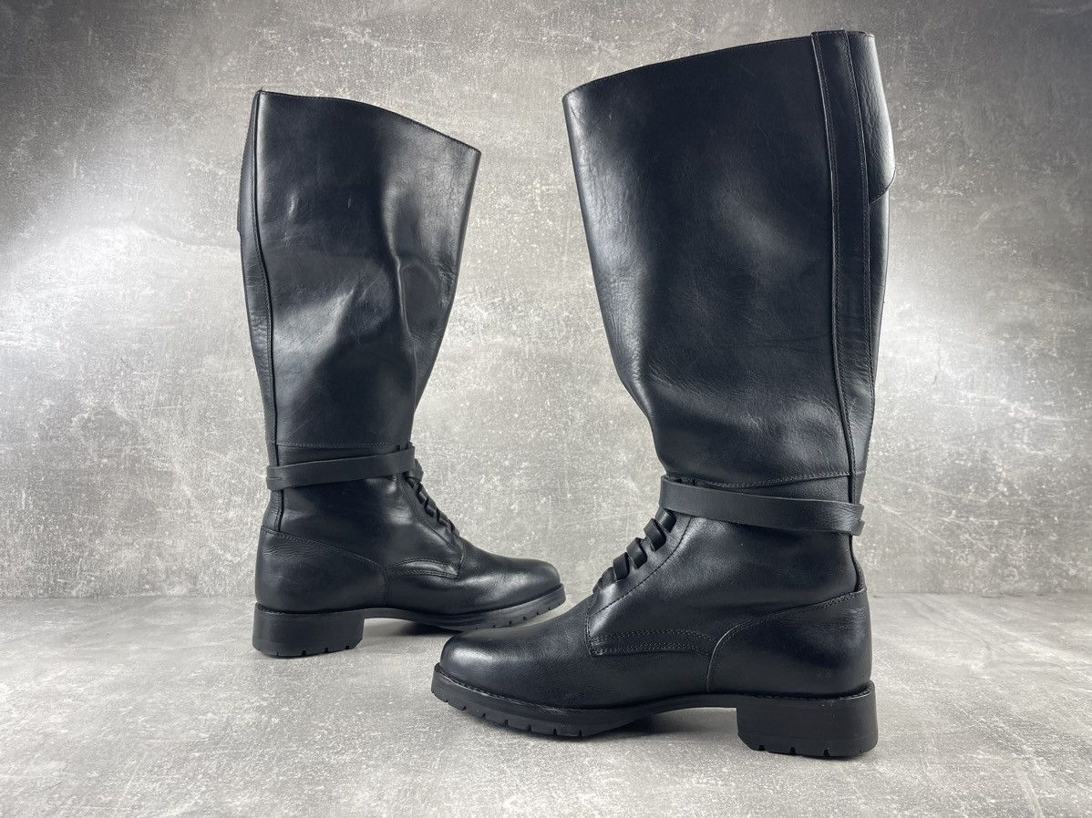 Polo Ralph Lauren Polo Ralph Lauren Officer Riding Boots Black Leather Vibram Size US 9 / IT 39 - 6 Thumbnail