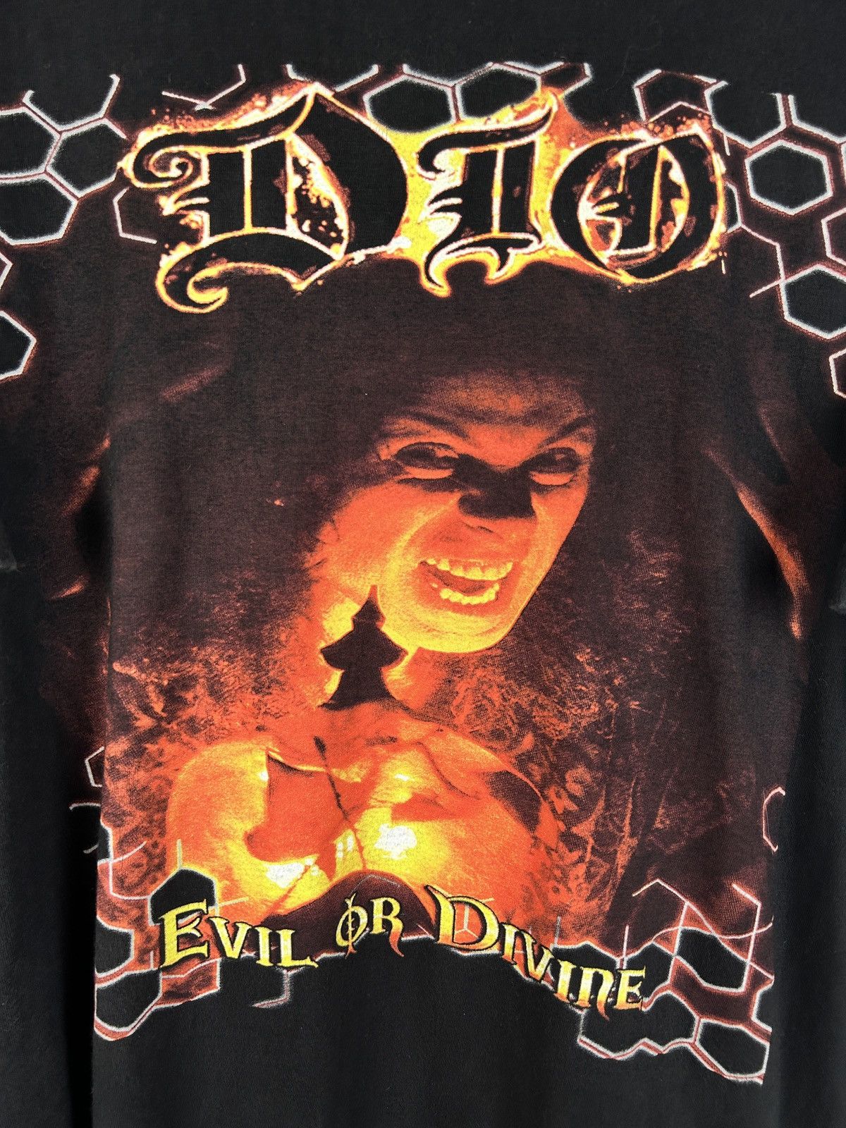 Band Tees Vintage Dio Evil Or Divine 2005 Holy Diver Tour T-Shirt L Size US L / EU 52-54 / 3 - 2 Thumbnail