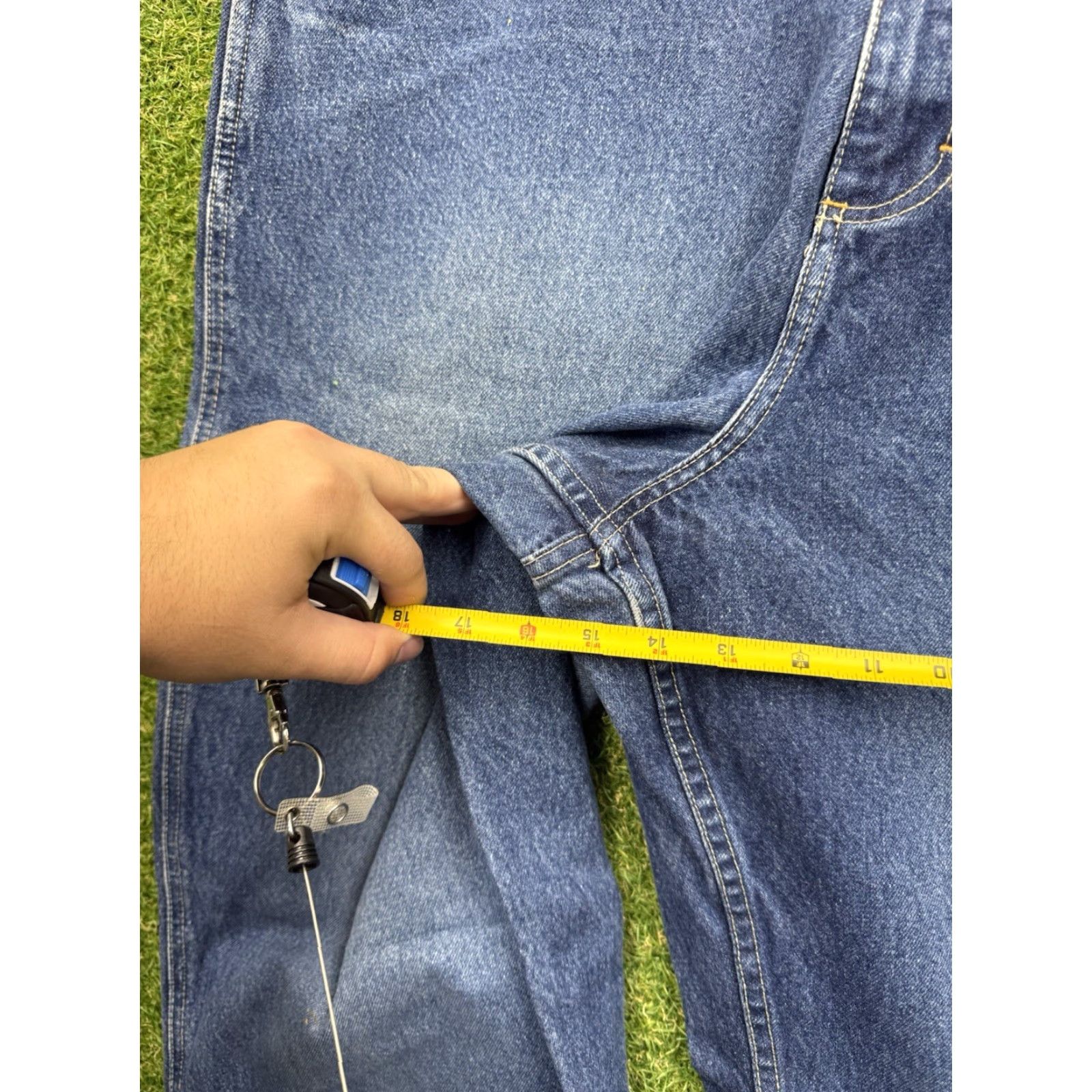 Vintage VINTAGE Ruff Ryders Jeans Mens 42x32 Blue Hip Hop Baggy 90s Casual Wide-Leg Relaxed 5-Pocket Denim Cotton DMX Mens Size US 42 / EU 58 - 7 Thumbnail