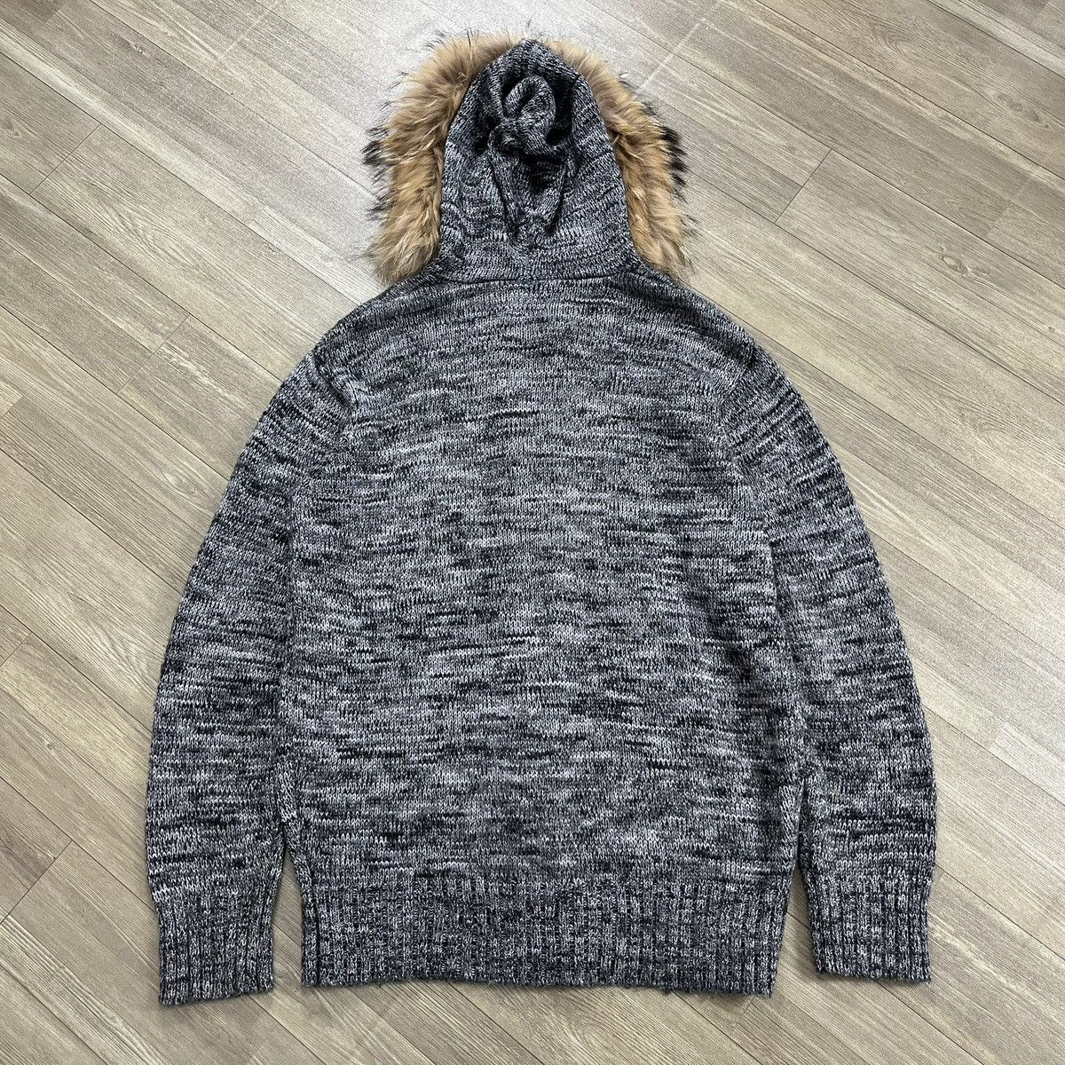 PPFM 2000s PPFM Fur Knitwear Fur Hoodie Gothic Punk Lgb Style Y2K Size US M / EU 48-50 / 2 - 20 Thumbnail