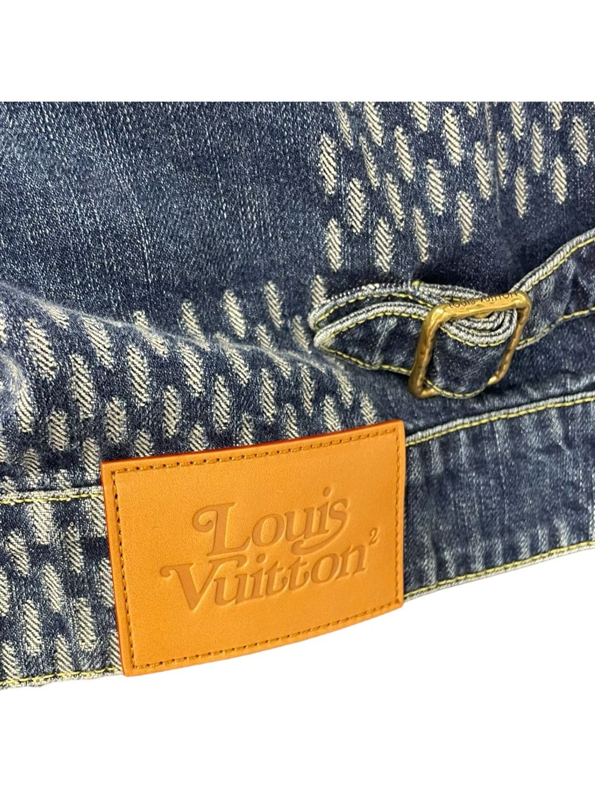 Louis Vuitton × Nigo Louis Vuitton x Nigo 48 Patchwork Monogram Denim Jacket Blue Size US M / EU 48-50 / 2 - 7 Thumbnail