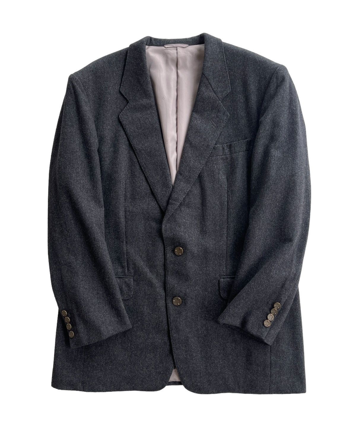 Christian Dior Monsieur Christian Dior Wool Coat Blazer Size US L / EU 52-54 / 3 - 1 Thumbnail