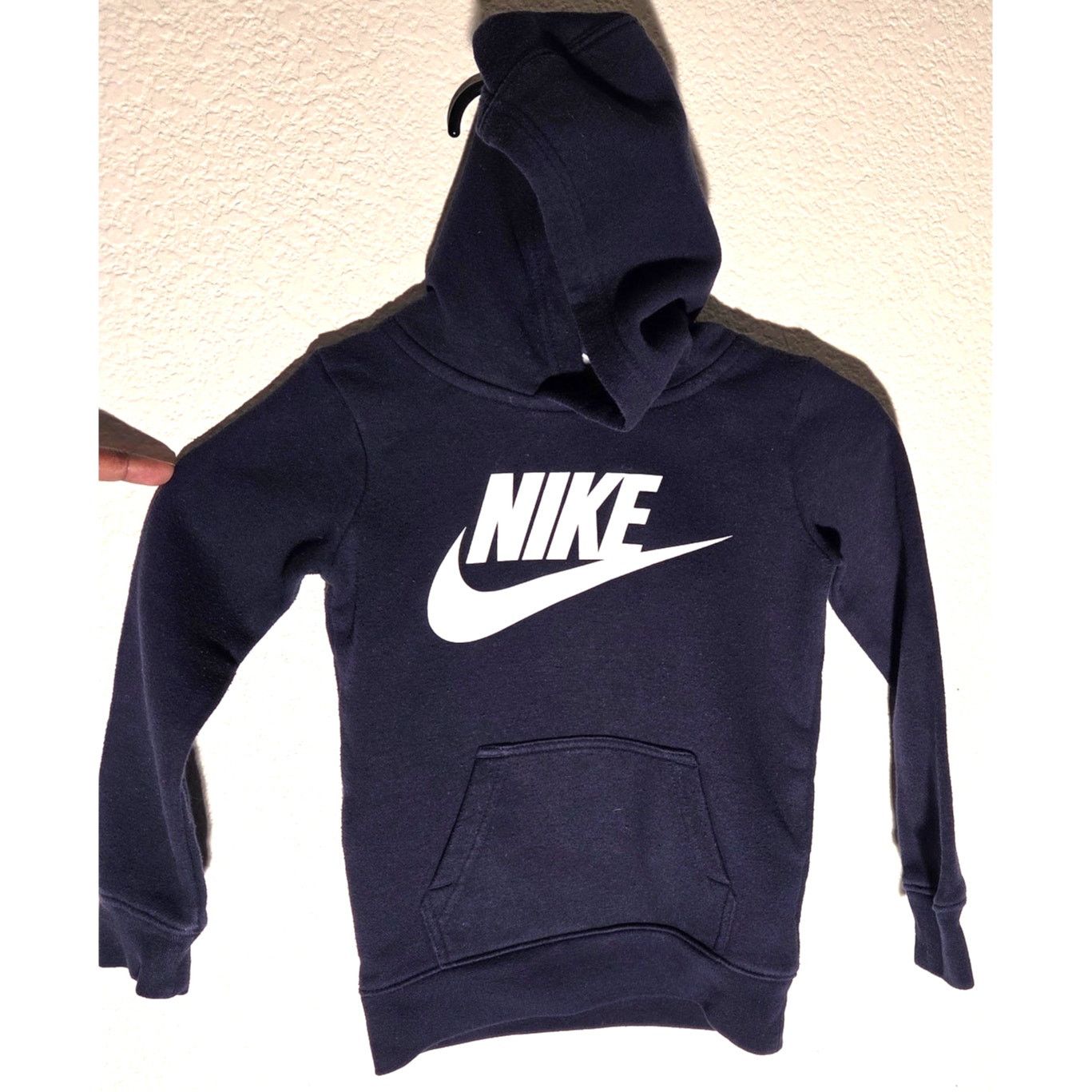 Nike Nike Kids Dark Blue Pullover Hoodie - Size XS (4 Yrs) Size US XS / EU 42 / 0 - 2 Thumbnail