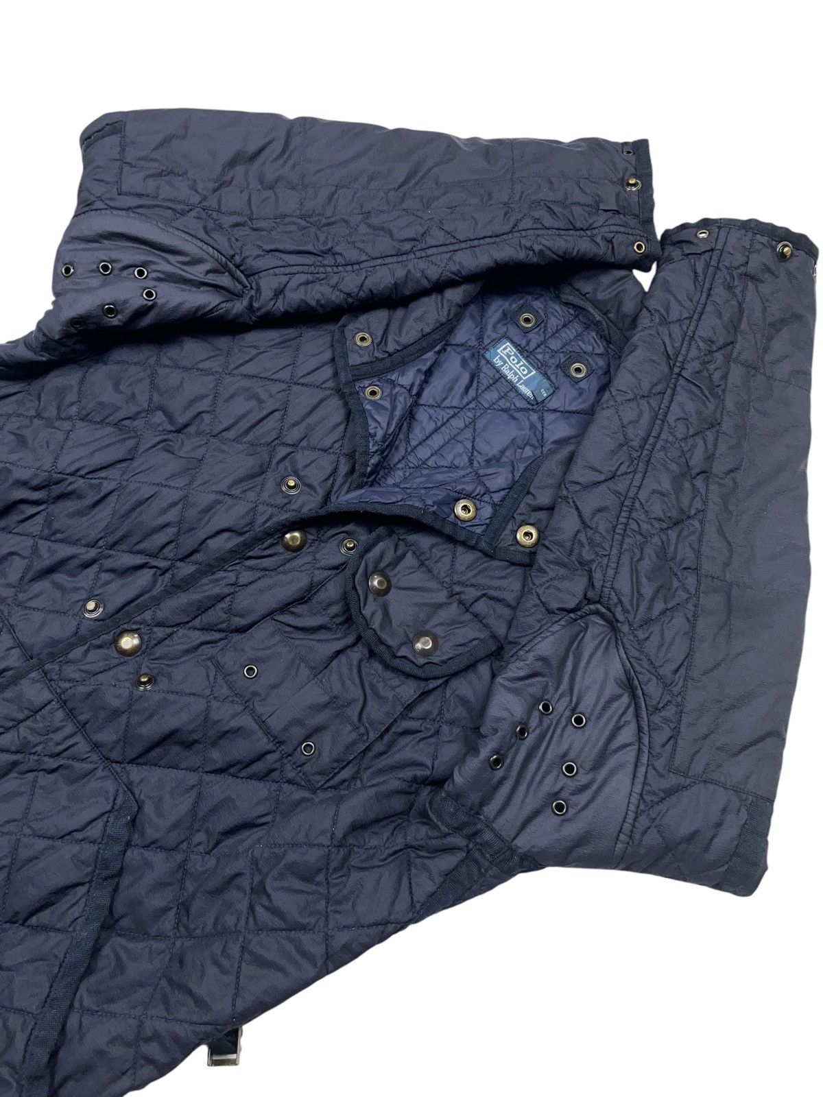 Hunter × Polo Ralph Lauren × Vintage Vintage 90s Polo Ralph Lauren Multi Pocket Quilted Jacket Size US L / EU 52-54 / 3 - 2 Thumbnail