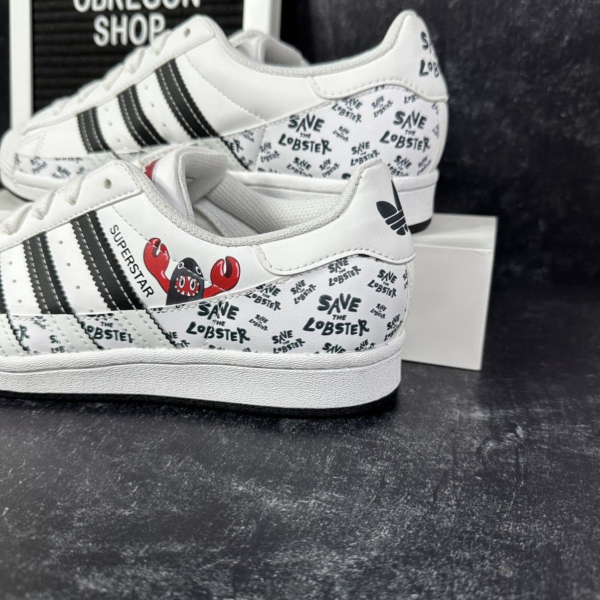 Adidas ADIDAS PHILIP COLBERT X SUPERSTAR SAVE THE LOBSTER WOMEN 7.5 Size US 7.5 / IT 37.5 - 9 Thumbnail