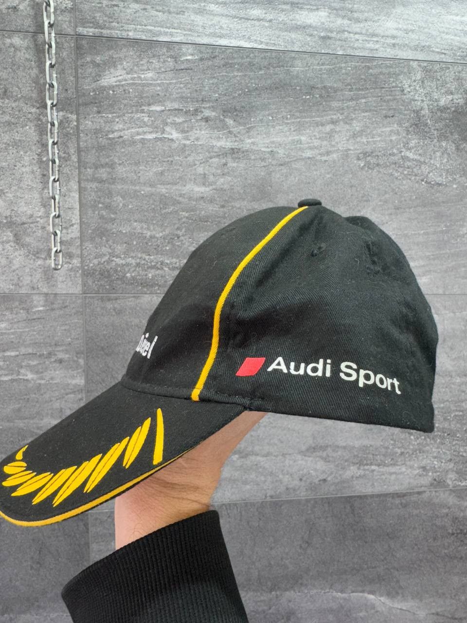 Audi × Vintage Audi Sport Baseball Cap Black Shell Le Mans 2007 24hr Size ONE SIZE - 3 Thumbnail