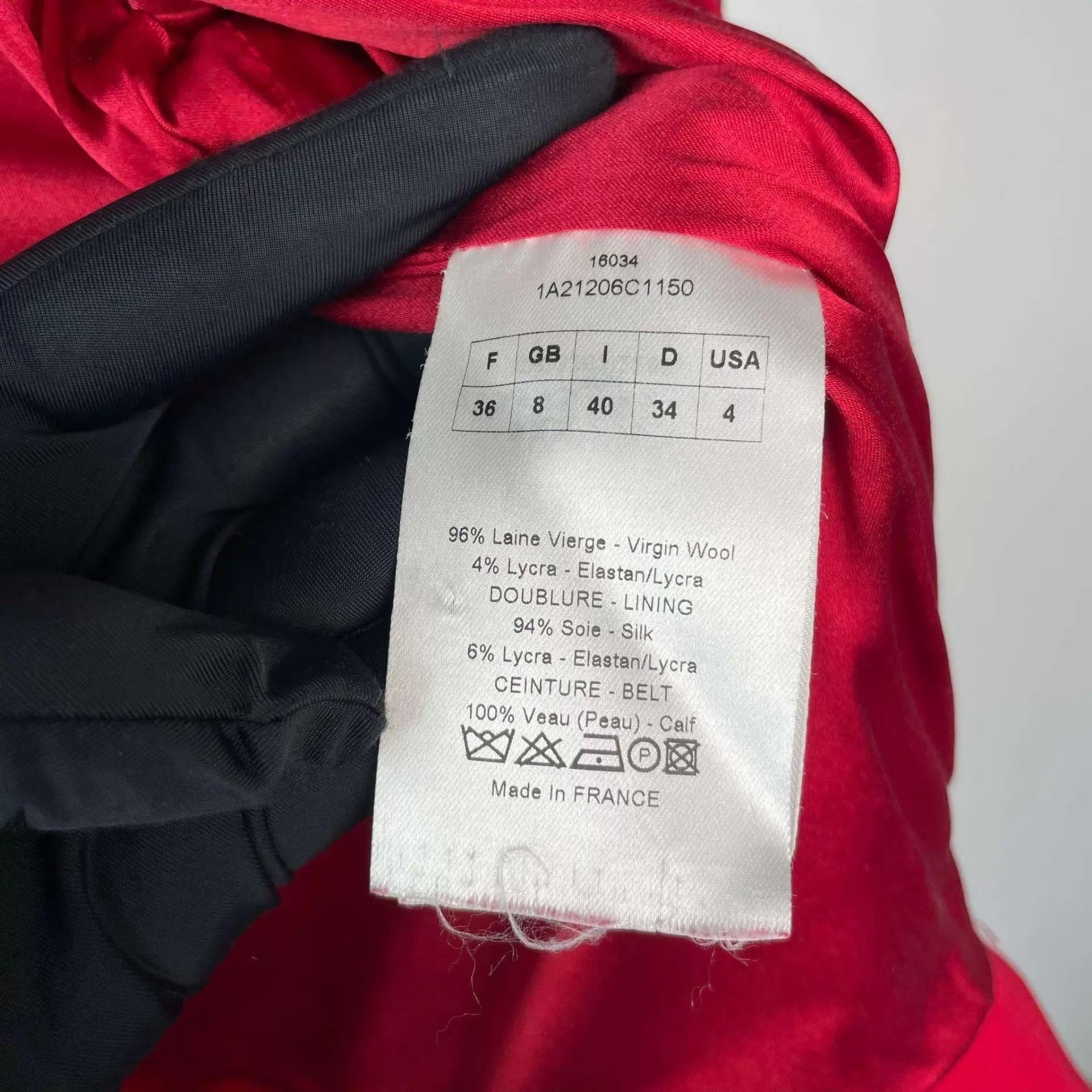 Dior Dior 95 New Red Jacket Size S / US 4 / IT 40 - 4 Thumbnail