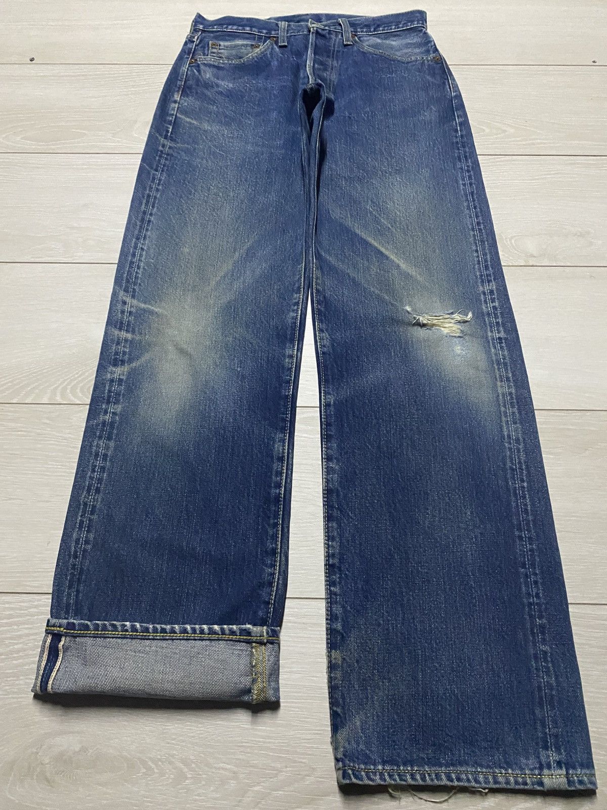 Acne Studios Vintage Canton Blue Wash Selvedge Denim Loose Jeans Size US 28 / EU 44 - 1 Thumbnail