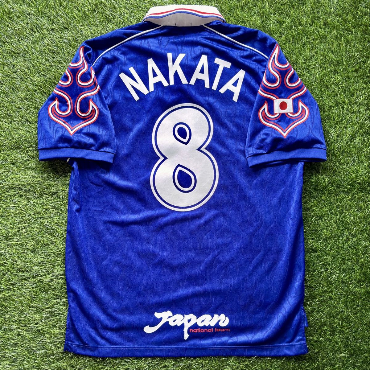 Asics Japan Home World Cup 1998 Nakata #8 Soccer Jersey | Grailed