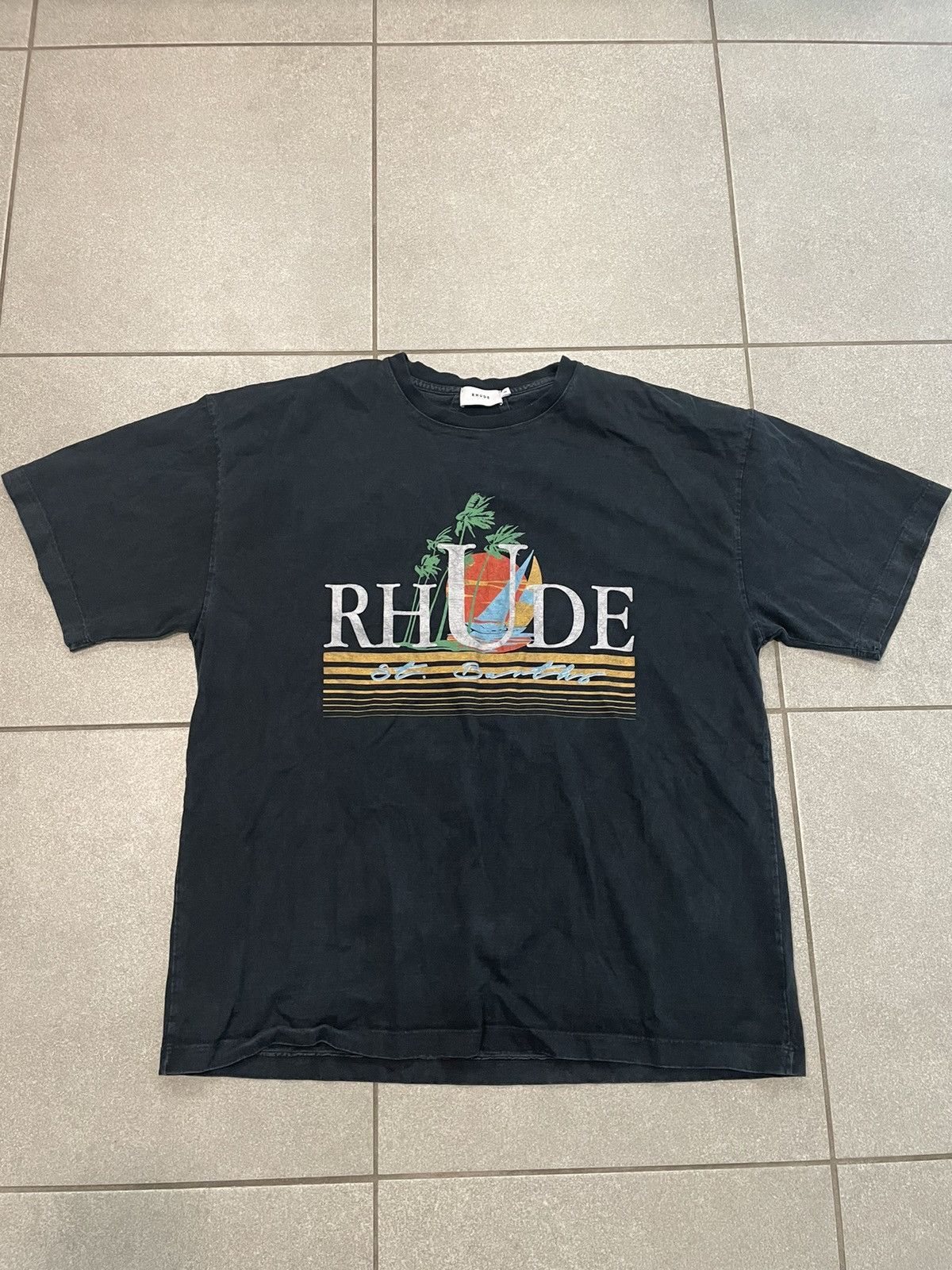 Rhude Men’s black Rhude t shirt size xxl Size US XXL / EU 58 / 5 - 1 Thumbnail