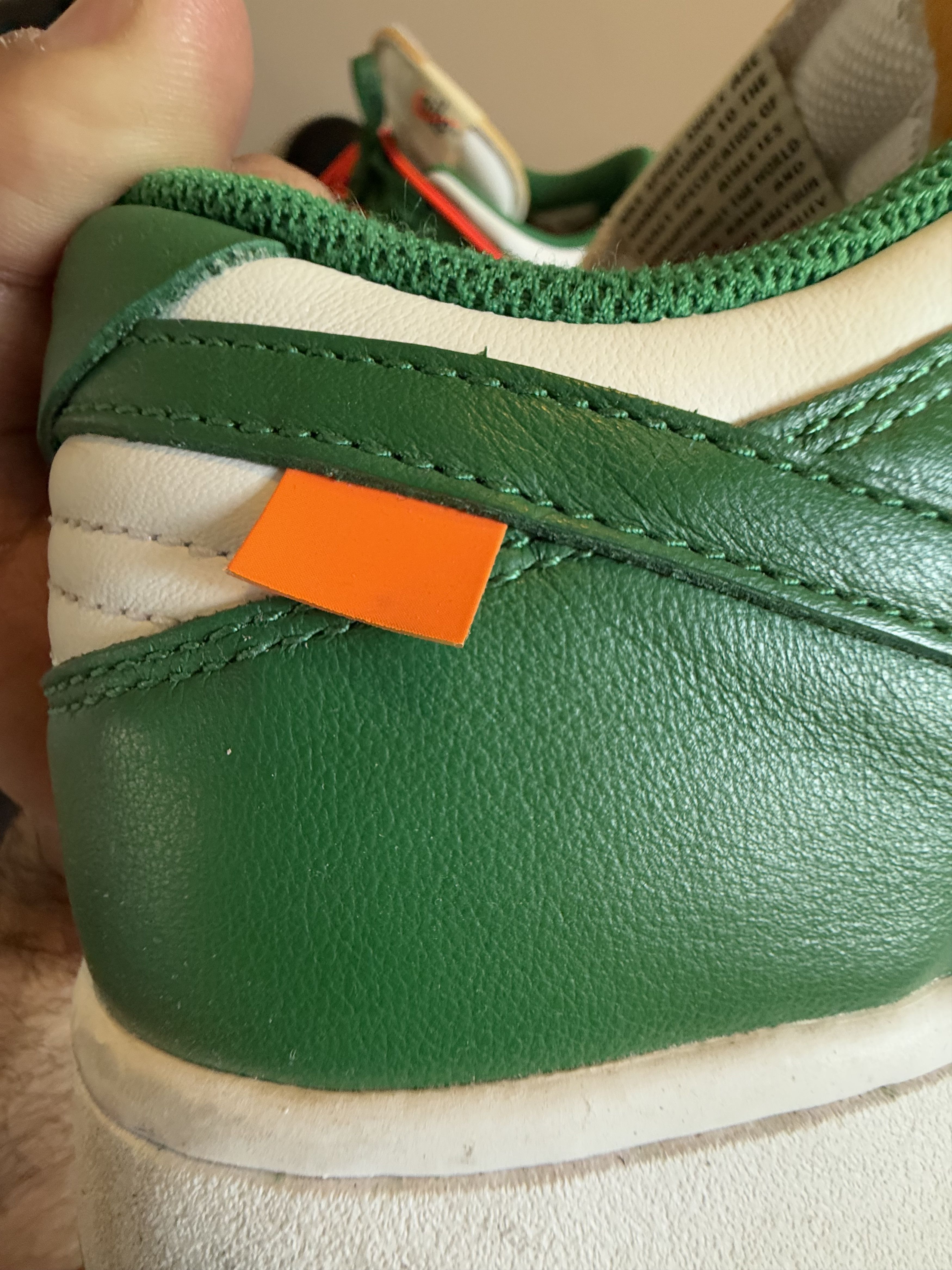 Nike × Off-White Nike x Off White Dunk Green Size US 9.5 / EU 42-43 - 12 Thumbnail