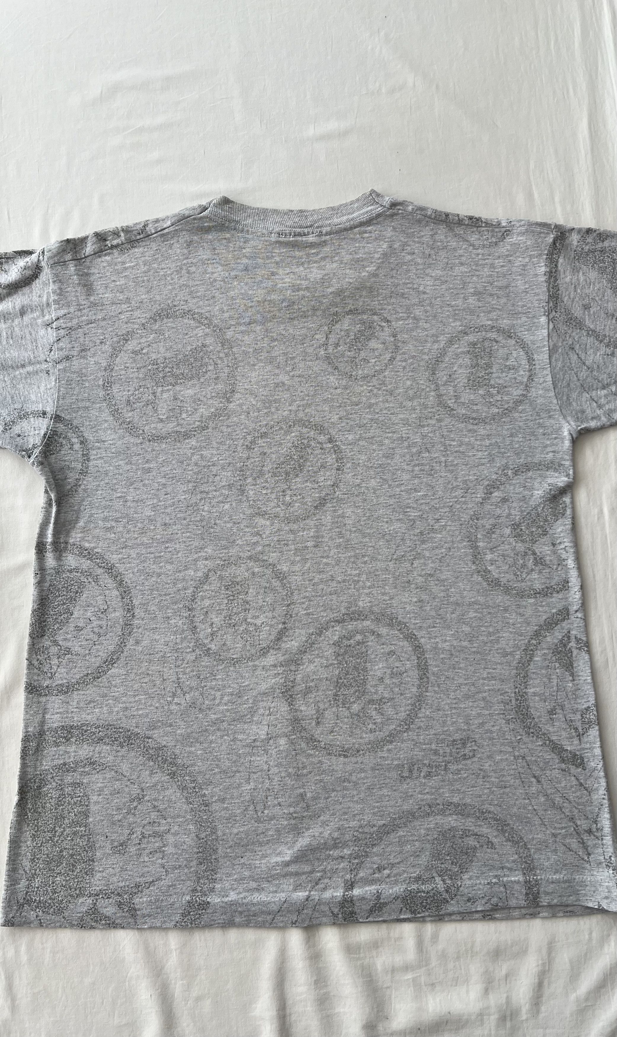 NFL Vintage 1992 Washington Redskins NFL AOP Gray T-shirt Size US L / EU 52-54 / 3 - 14 Thumbnail