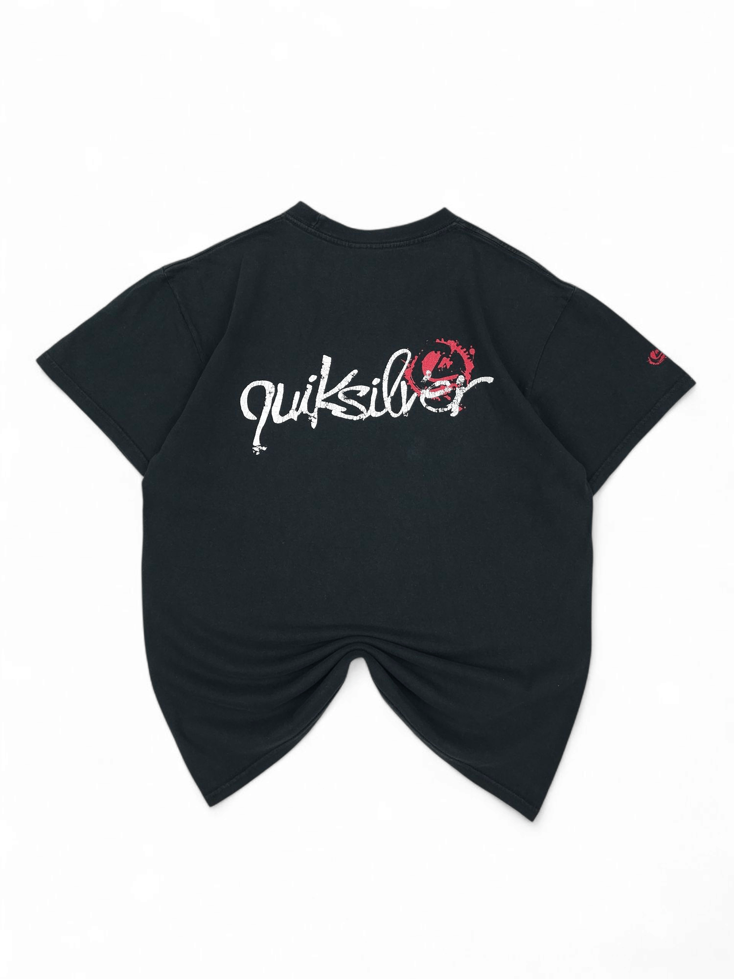 Quiksilver 💎 90's Vintage Washed Quiksilver Big Logo Surf Tee Y2K Size US M / EU 48-50 / 2 - 2 Thumbnail