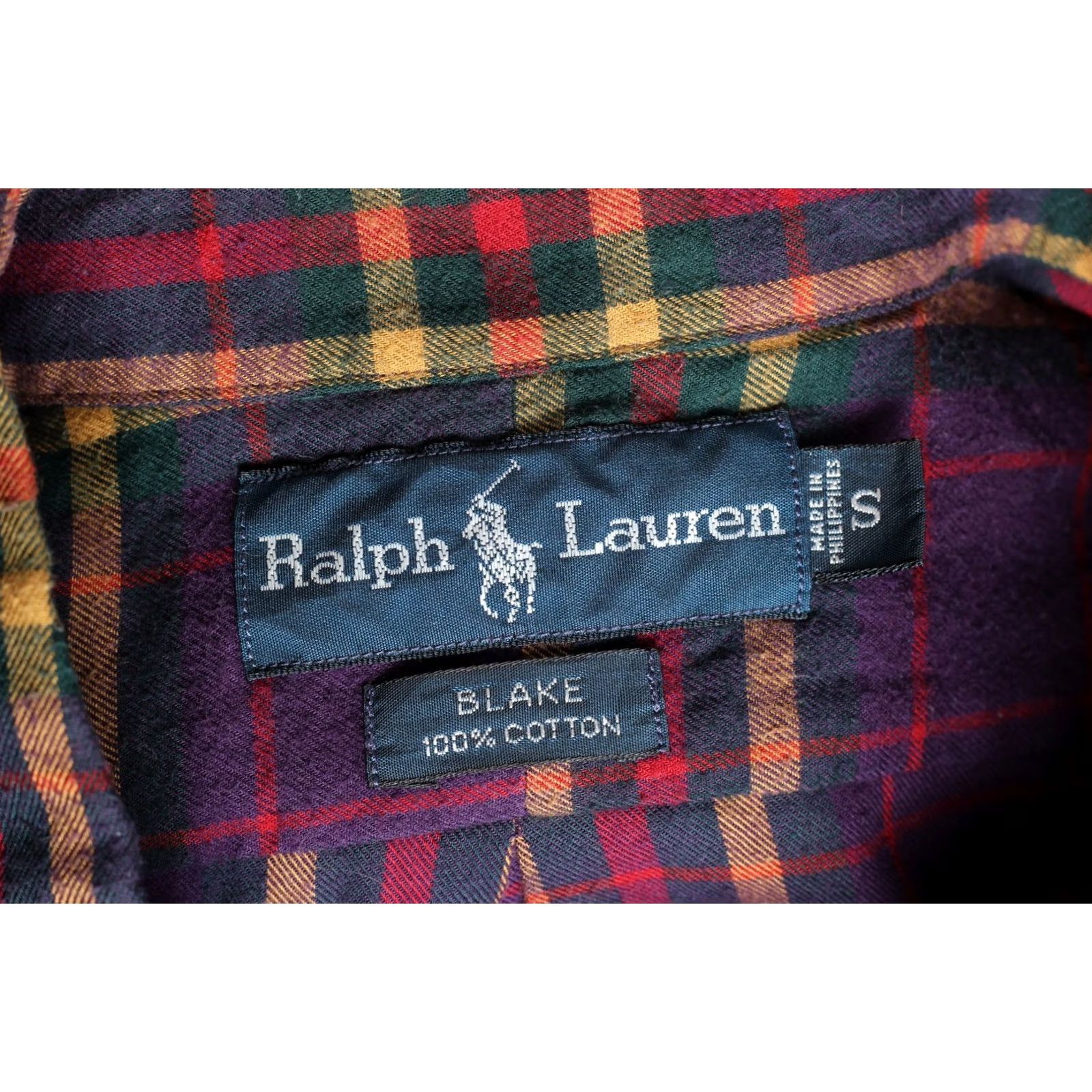 Polo Ralph Lauren Polo Ralph Lauren BLAKE Flannel Shirt Men S Long Sleeve Plaid VR3643 Size US S / EU 44-46 / 1 - 5 Thumbnail