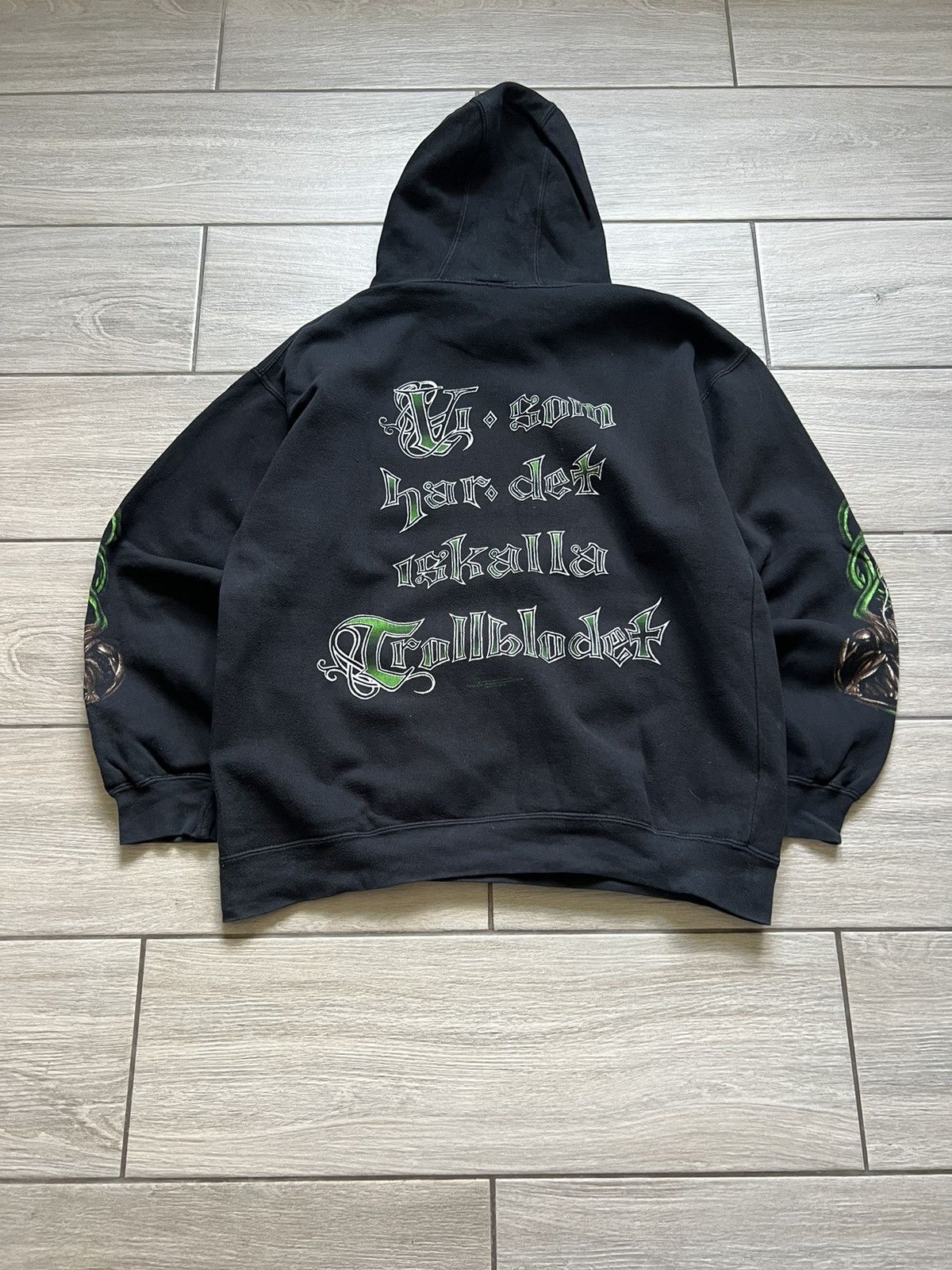 Band Tees Vintage 90’s Finntroll Hoodie Finnish Black Metal Band M Size US M / EU 48-50 / 2 - 5 Thumbnail