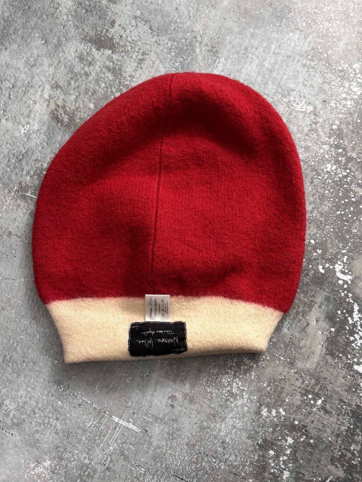 Number (N)ine Number Nine Touch Me Im Sick 03’ Balloon Beanie. Red Size ONE SIZE - 3 Thumbnail
