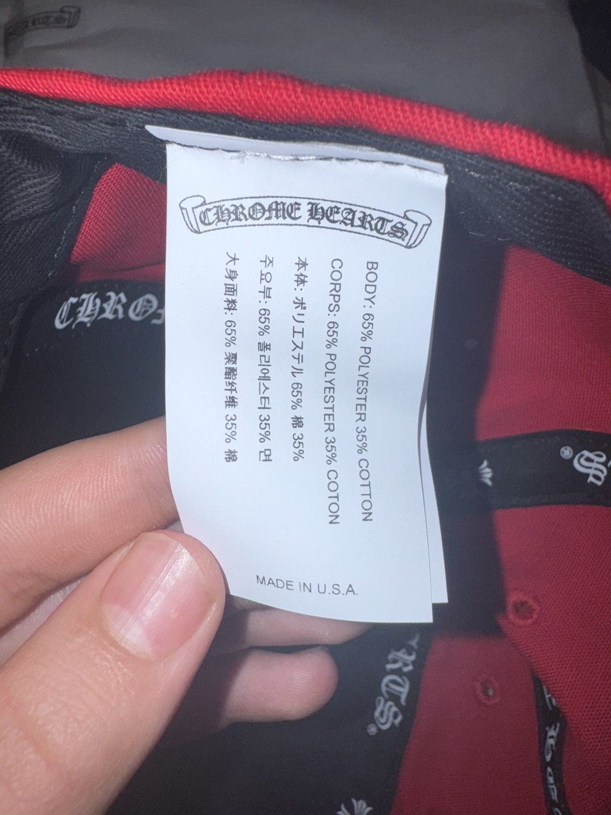 Chrome Hearts Chrome Hearts Red on Yellow Baseball Hat Size ONE SIZE - 6 Thumbnail
